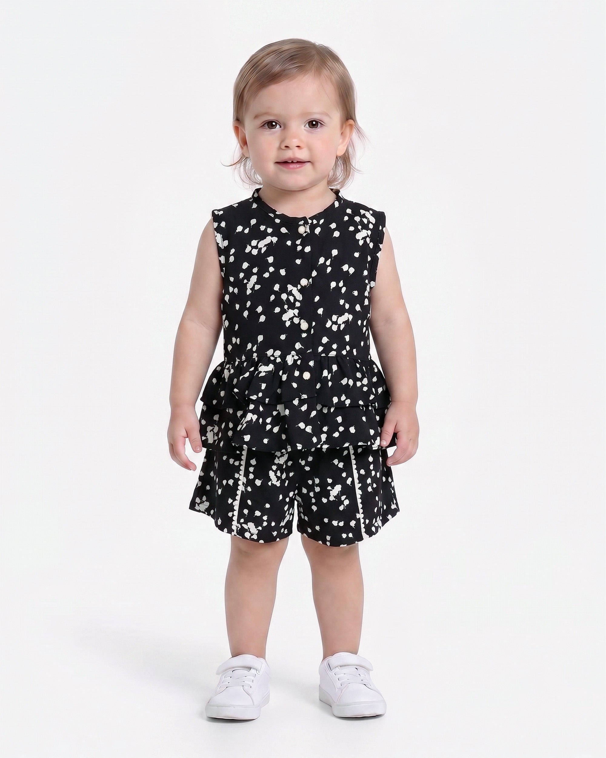 Valuables Girls Half Sleeve Suit