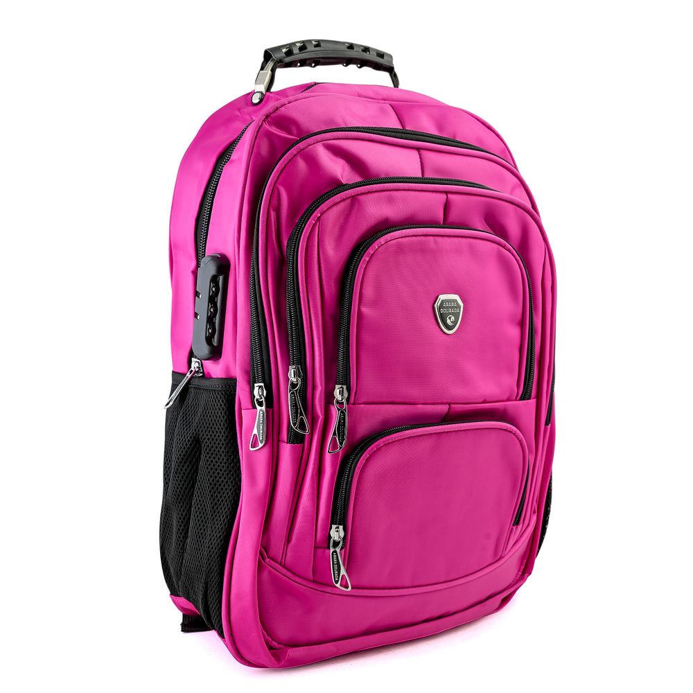 Laptop Backpack DENG GAO 2 – Sleek & Functional Travel Bag - Dark Pink, Bags & Accessories, Chase Value, Chase Value