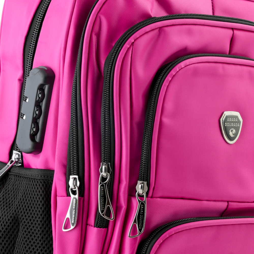 Laptop Backpack DENG GAO 2 – Sleek & Functional Travel Bag - Dark Pink, Bags & Accessories, Chase Value, Chase Value