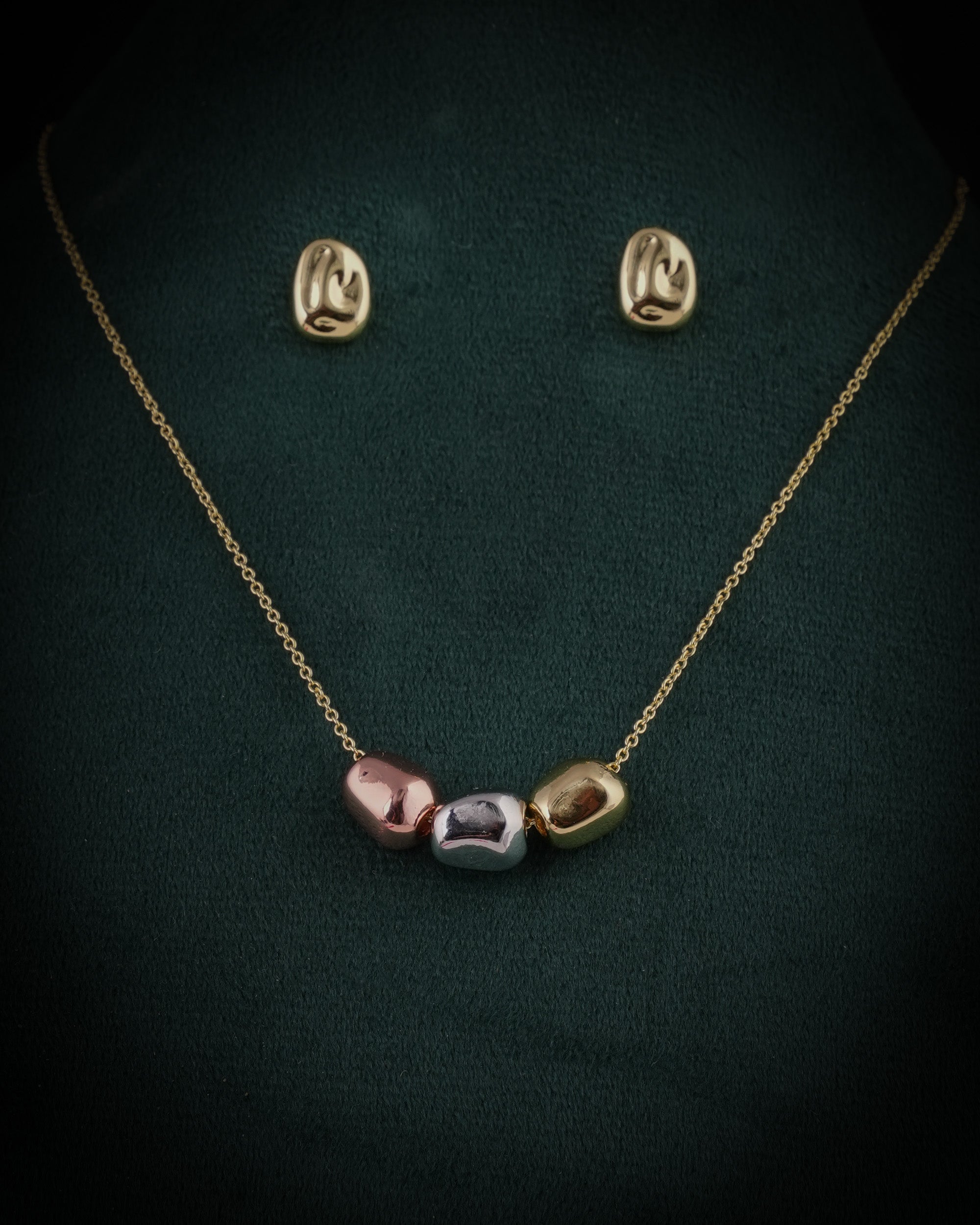 Eminent Women's Chain Locket Earing Set, Girls Jewellery Sets, Eminent, Chase Value