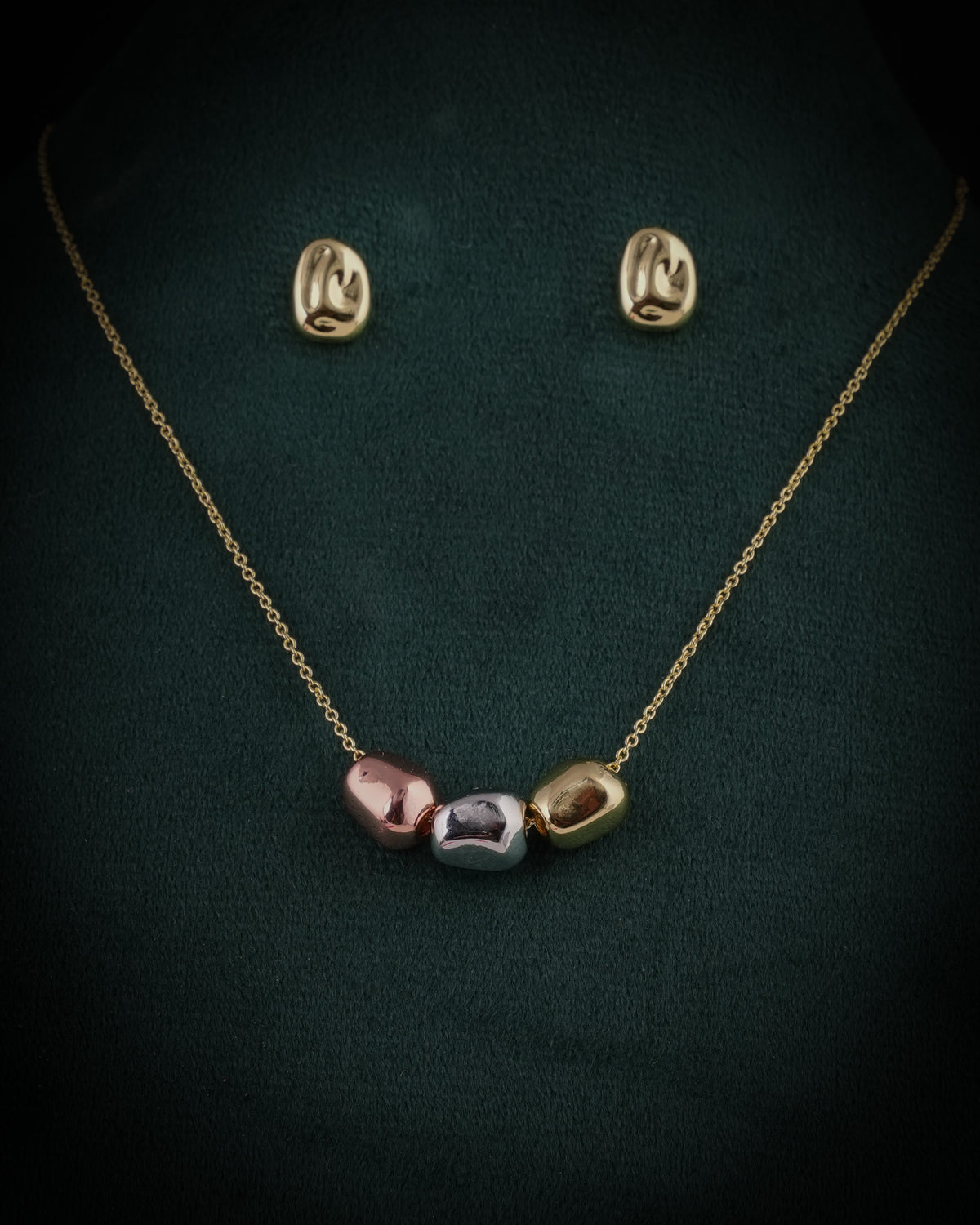 Eminent Women's Chain Locket Earing Set, Girls Jewellery Sets, Eminent, Chase Value