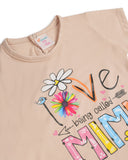 Valuables Girls Half Sleeve Skirt Suit