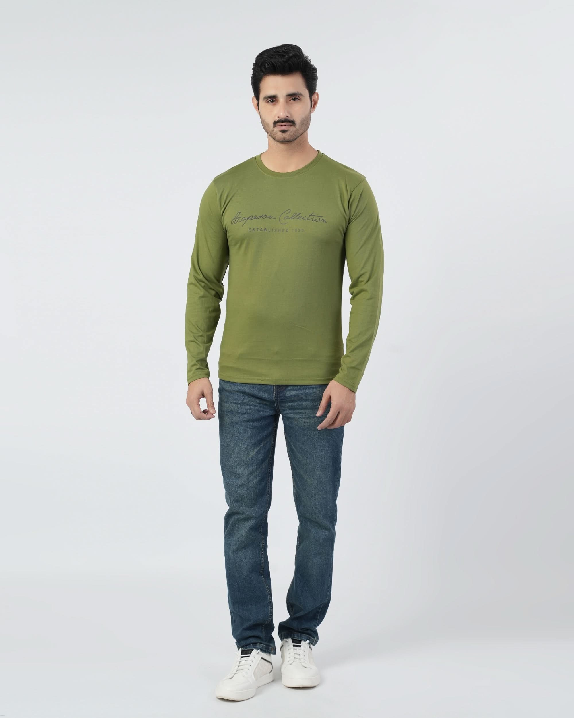 Valuables Men’s Printed Full Sleeves T-Shirt, Men's T-Shirts & Polos, Chase Value, Chase Value