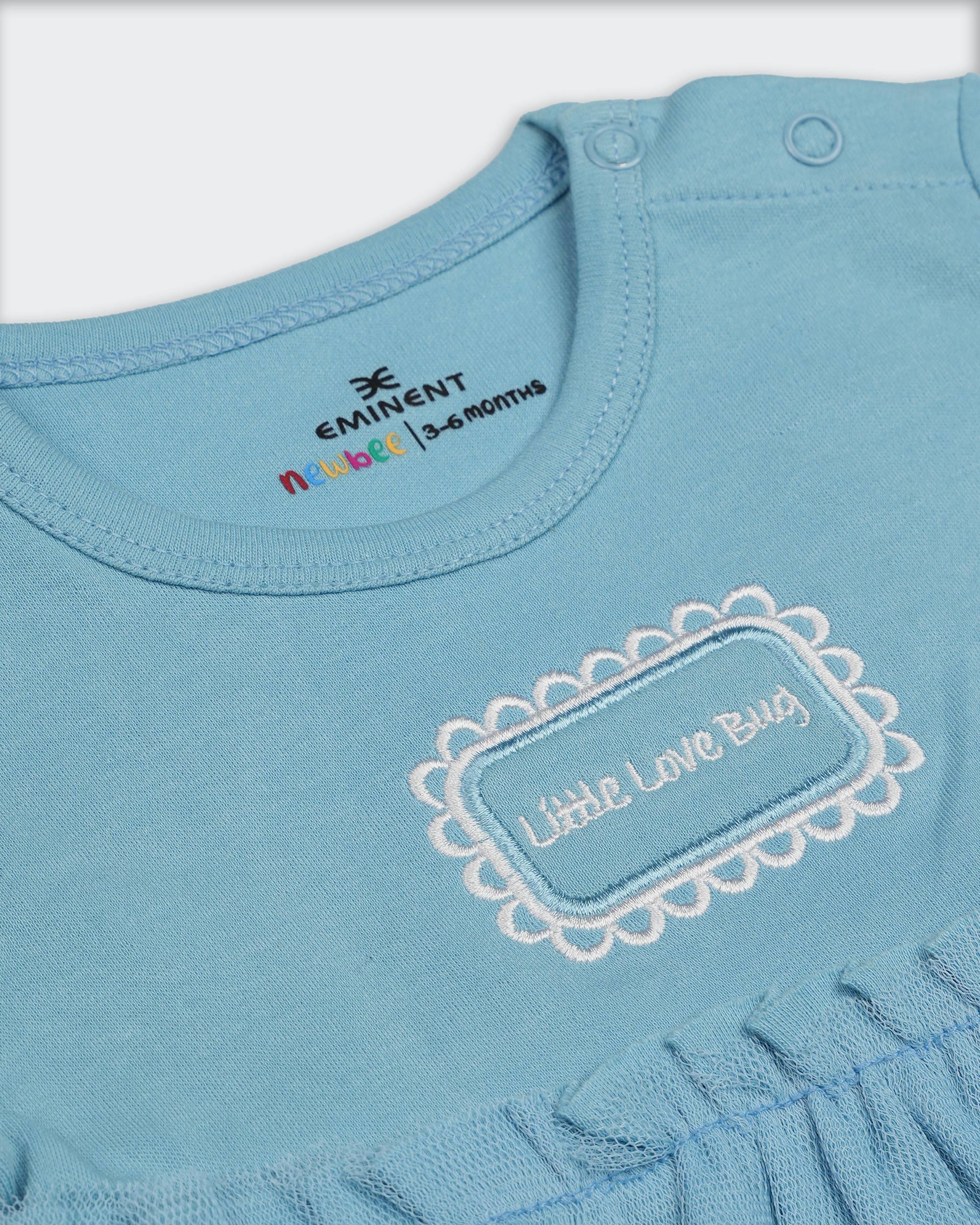 Eminent Newborn Girls Bunny Printed Frock