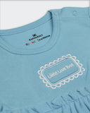 Eminent Newborn Girls Bunny Printed Frock
