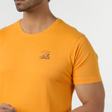 Eminent Men's Round Neck Half Sleeves Printed T-Shirt - Yellow, Men's T-Shirts & Polos, Eminent, Chase Value