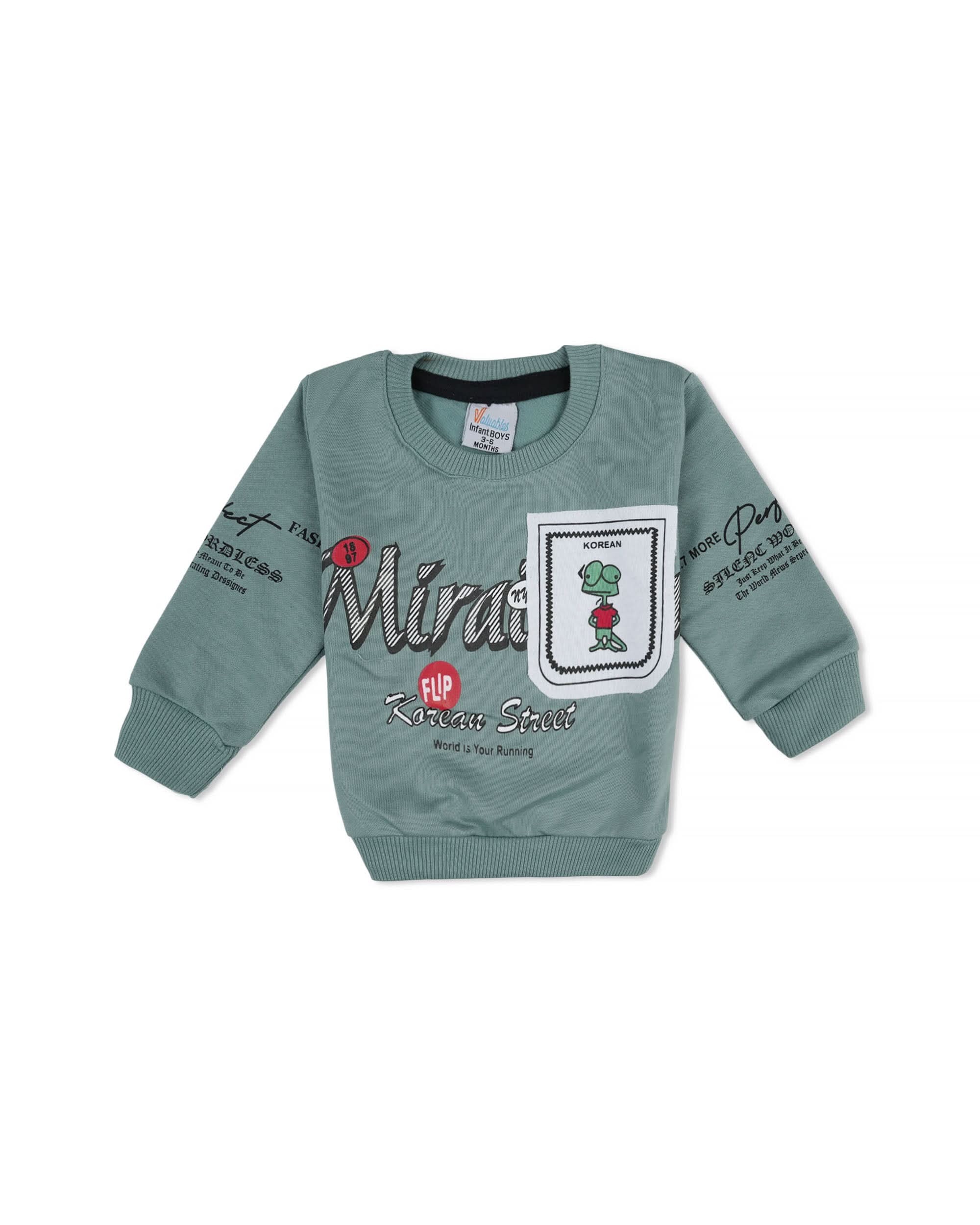 Valuables Newborn Boys Round Neck Suit – Terry, Newborn Boys Sando T-Shirts, Chase Value, Chase Value