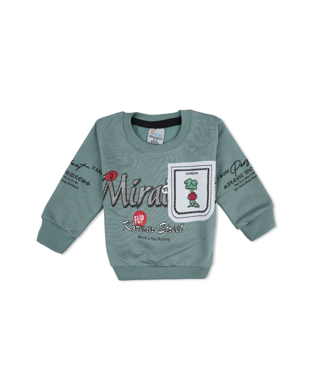 Valuables Newborn Boys Round Neck Suit – Terry, Newborn Boys Sando T-Shirts, Chase Value, Chase Value