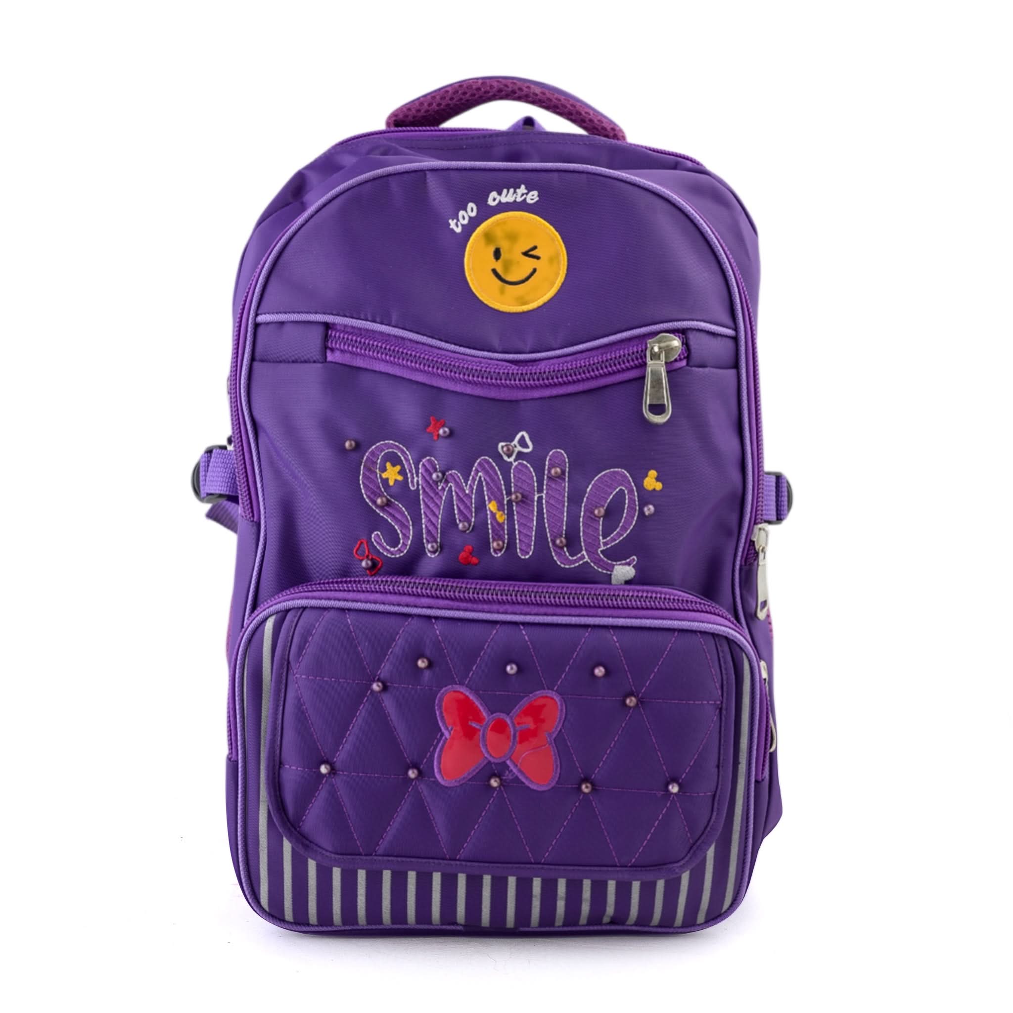 Girls Backpack Smile 18" – Bright & Cheerful School Bag, School Bags, Chase Value, Chase Value