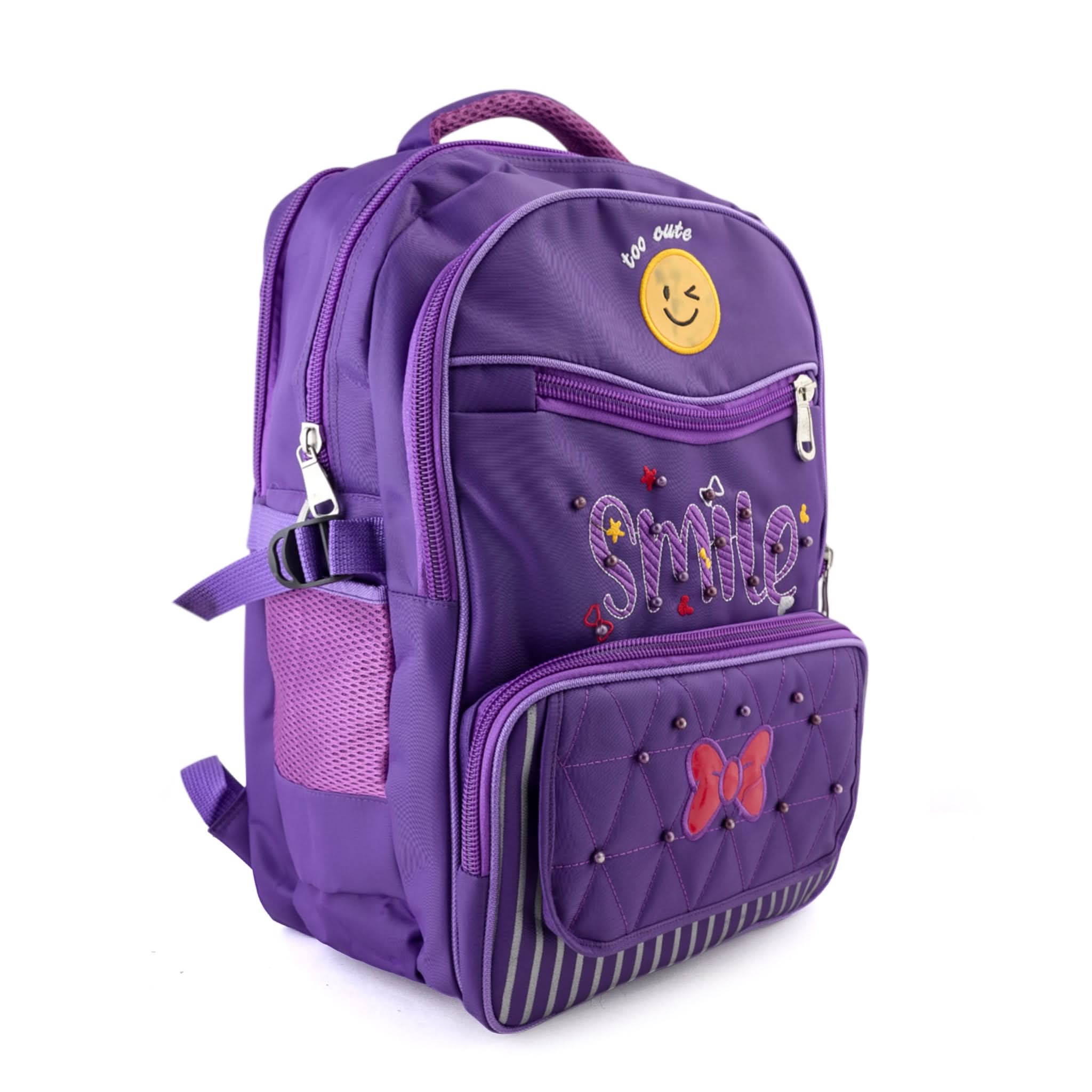Girls Backpack Smile 18" – Bright & Cheerful School Bag, School Bags, Chase Value, Chase Value