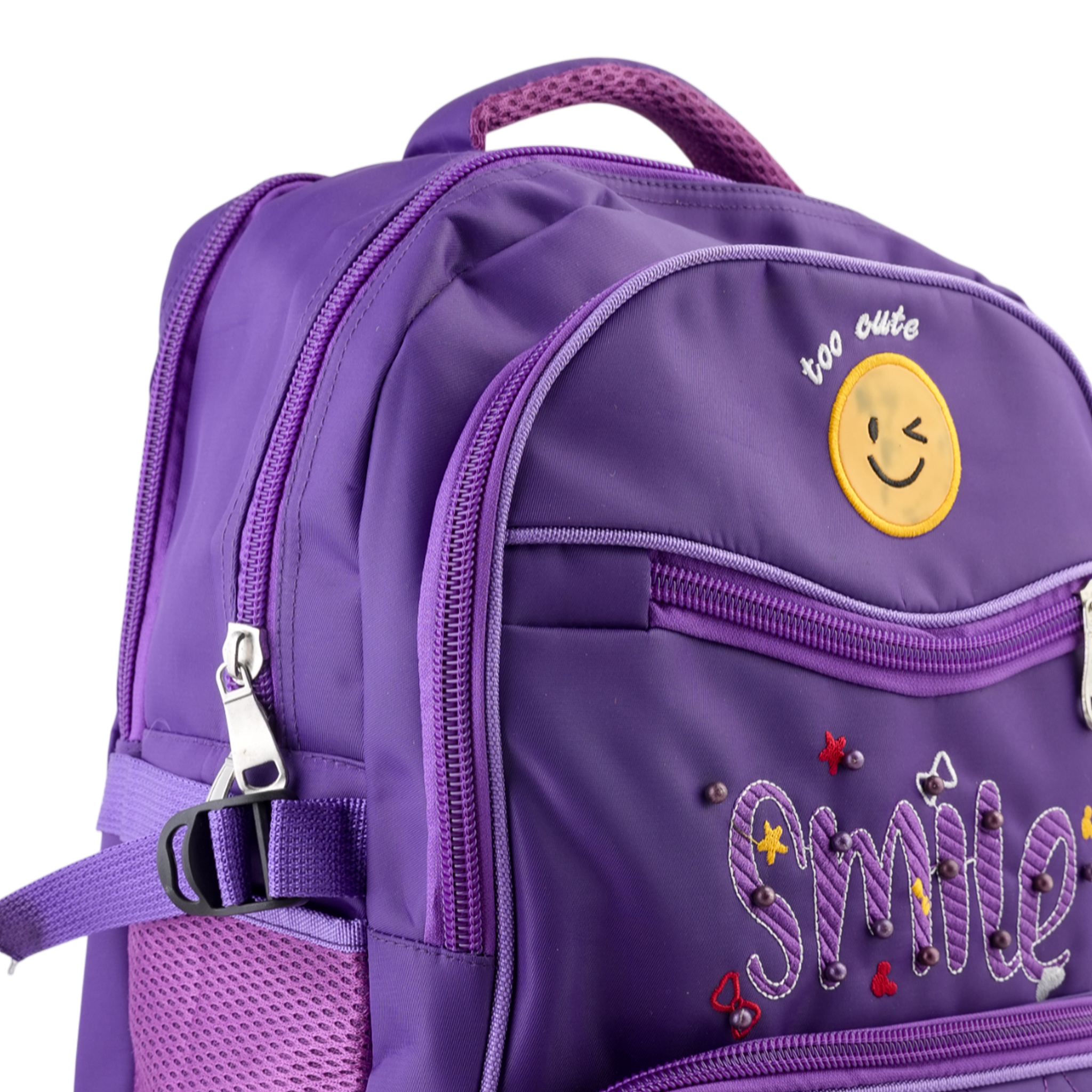 Girls Backpack Smile 18" – Bright & Cheerful School Bag, School Bags, Chase Value, Chase Value