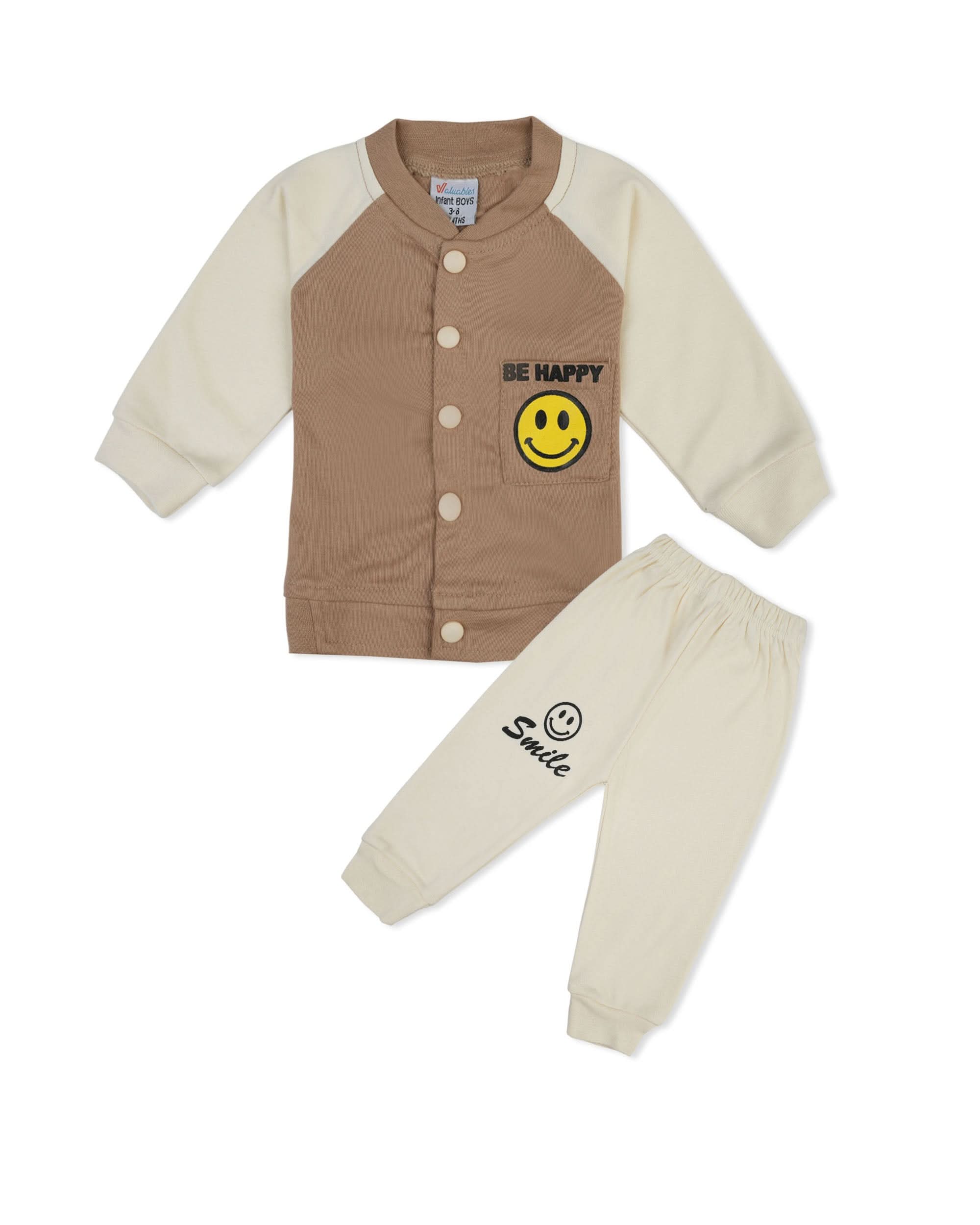 Valuables Newborn Boys 2-Piece Interlock Suit, Newborn Boys Sets & Suits, Chase Value, Chase Value