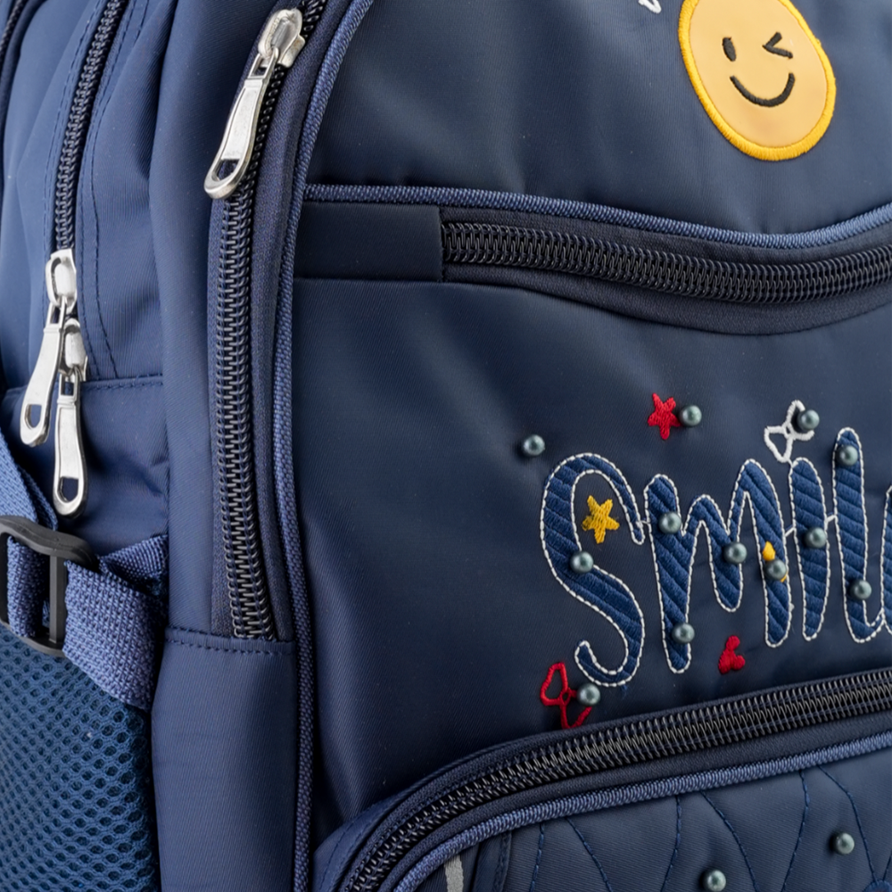 Girls Backpack Smile 18" – Bright & Cheerful School Bag, School Bags, Chase Value, Chase Value