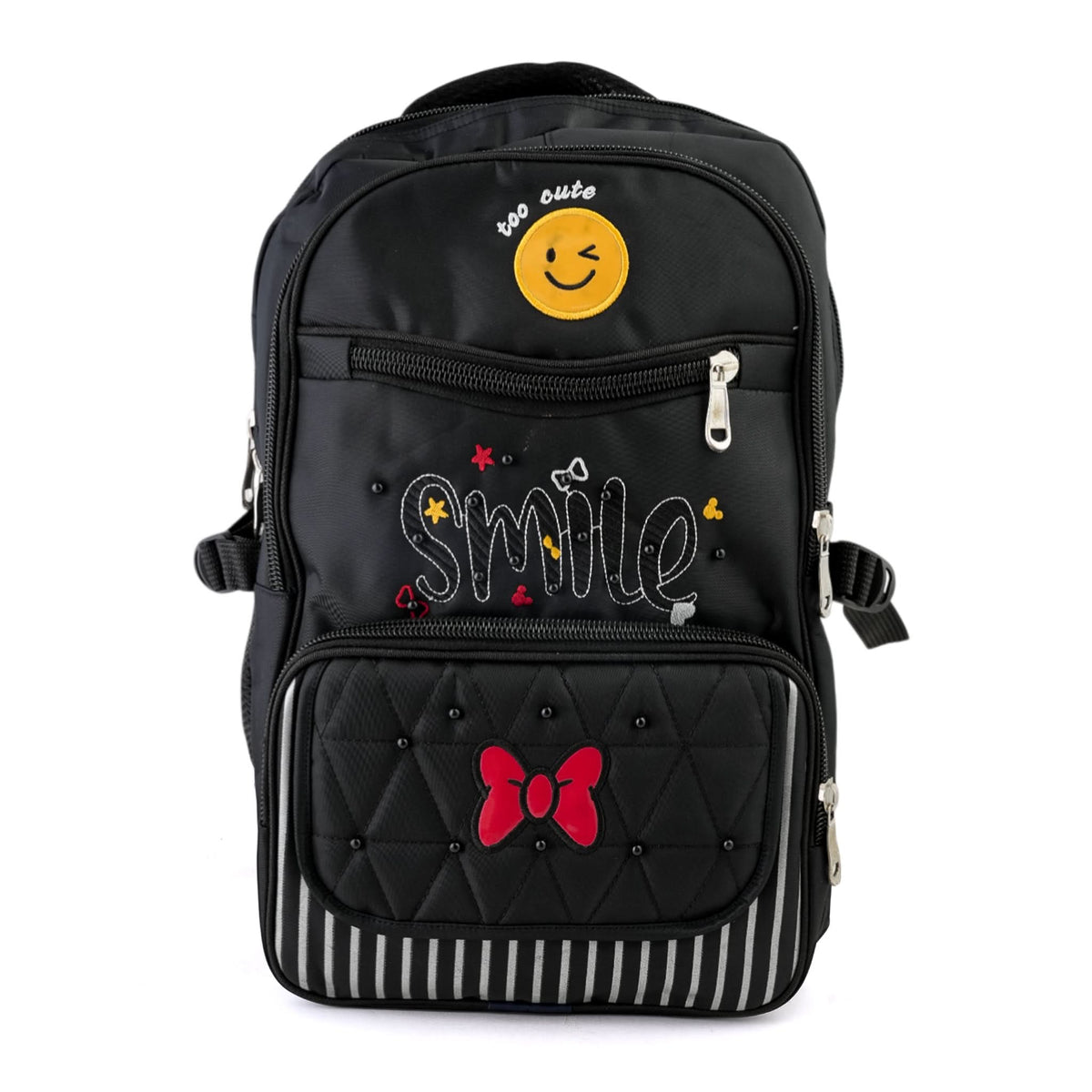 Girls Backpack Smile 18" – Bright & Cheerful School Bag, School Bags, Chase Value, Chase Value