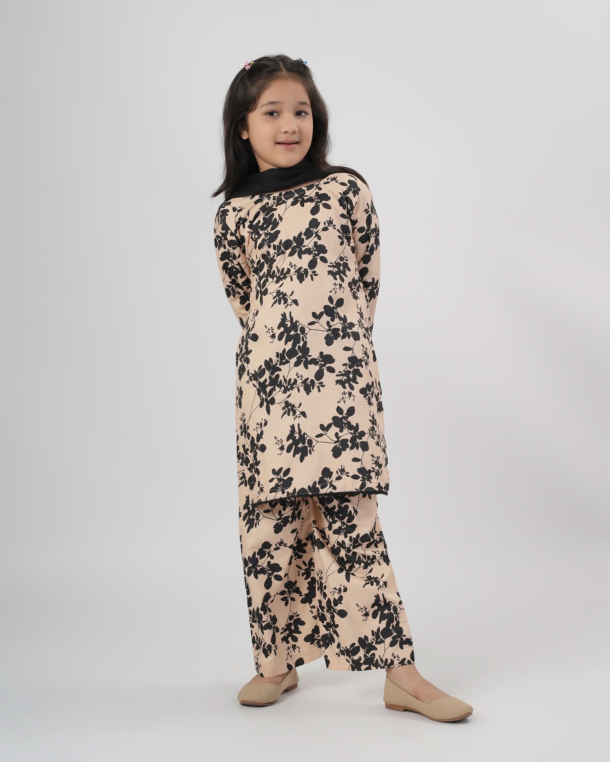 Valuables Girl’s 3PCS Suit, Girls Shalwar Kameez, Chase Value, Chase Value