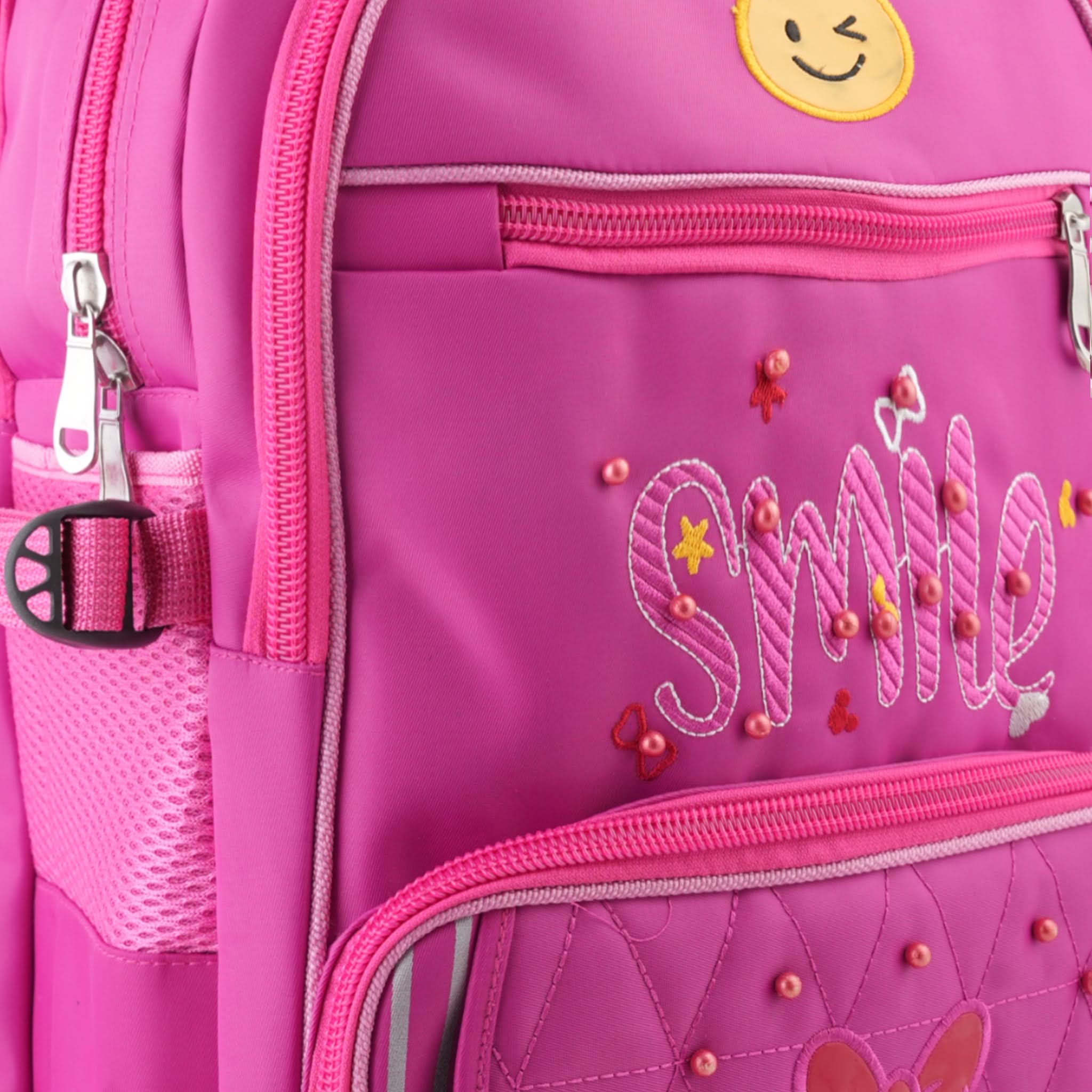Girls Backpack Smile 18" – Bright & Cheerful School Bag, School Bags, Chase Value, Chase Value