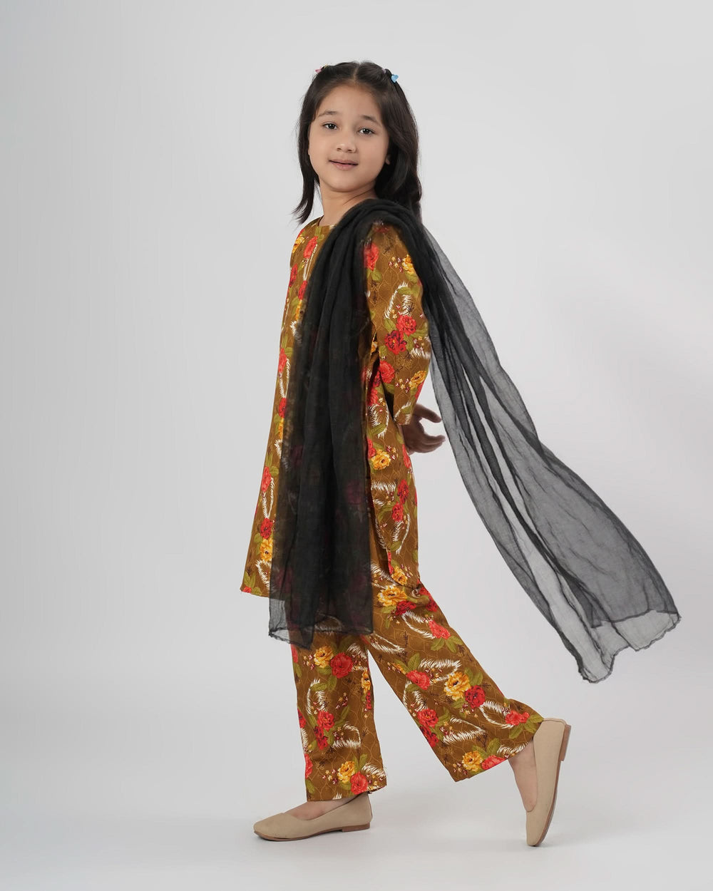 Valuables Girl’s 3PCS Suit, Girls Shalwar Kameez, Chase Value, Chase Value