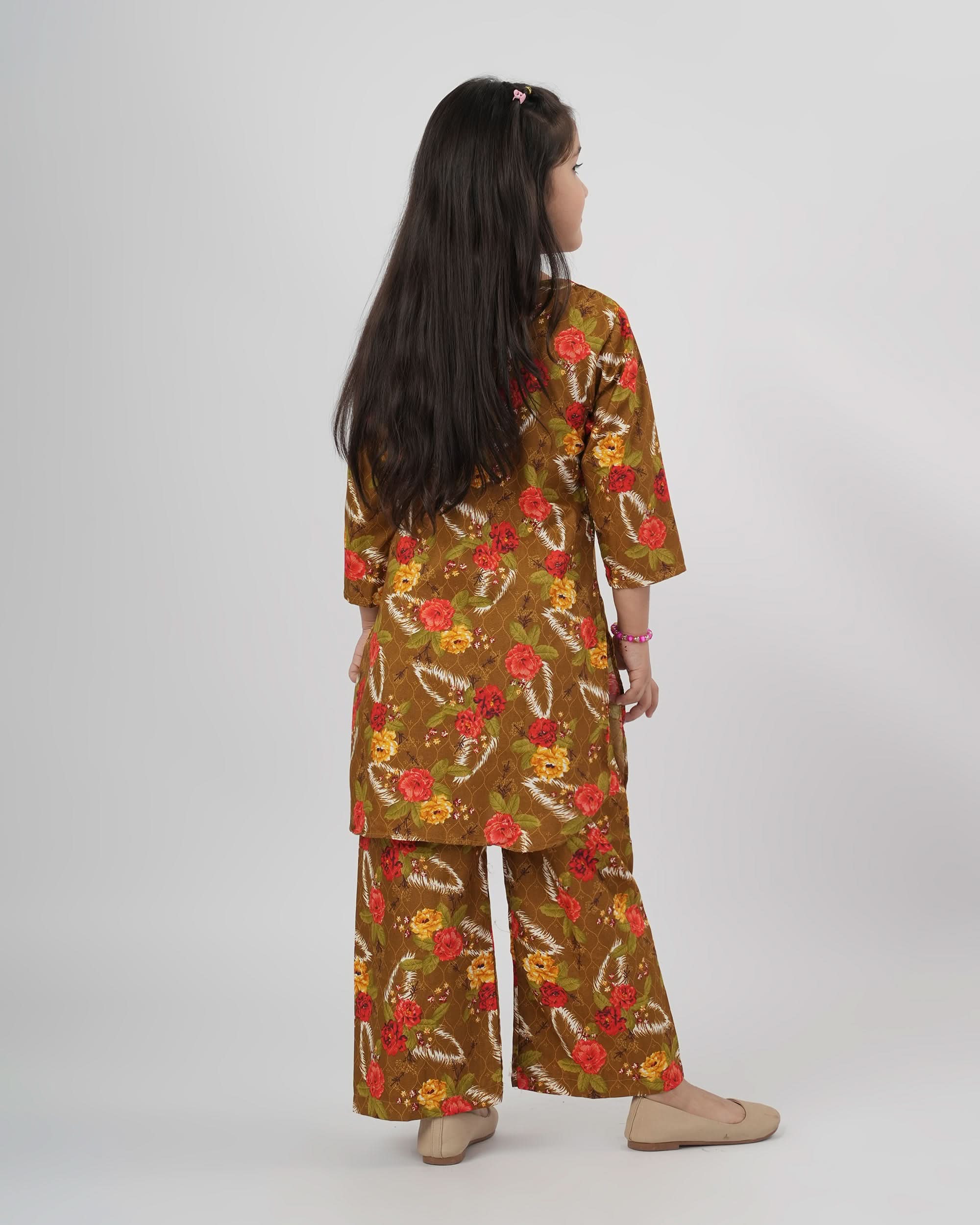 Valuables Girl’s 3PCS Suit, Girls Shalwar Kameez, Chase Value, Chase Value