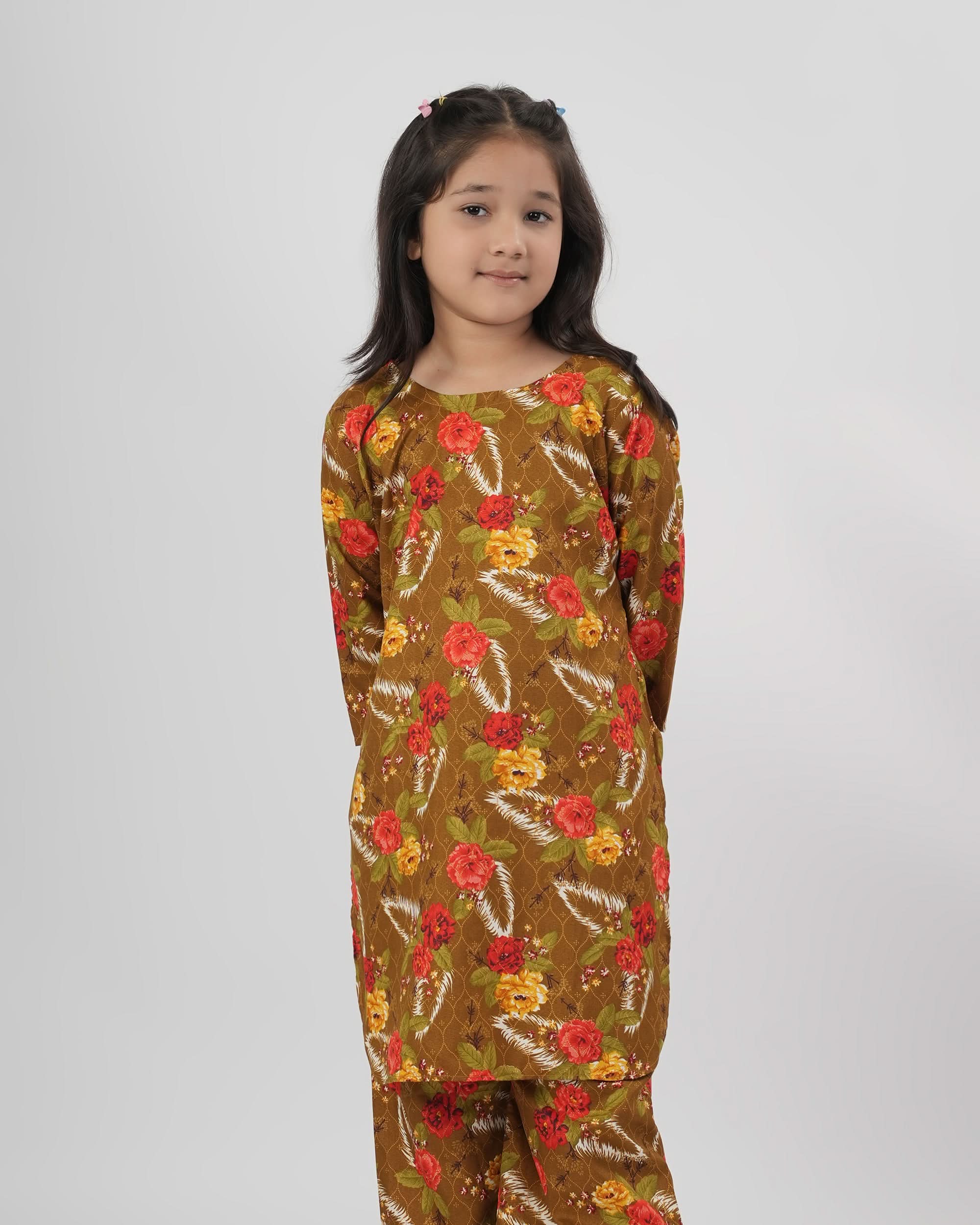 Valuables Girl’s 3PCS Suit, Girls Shalwar Kameez, Chase Value, Chase Value