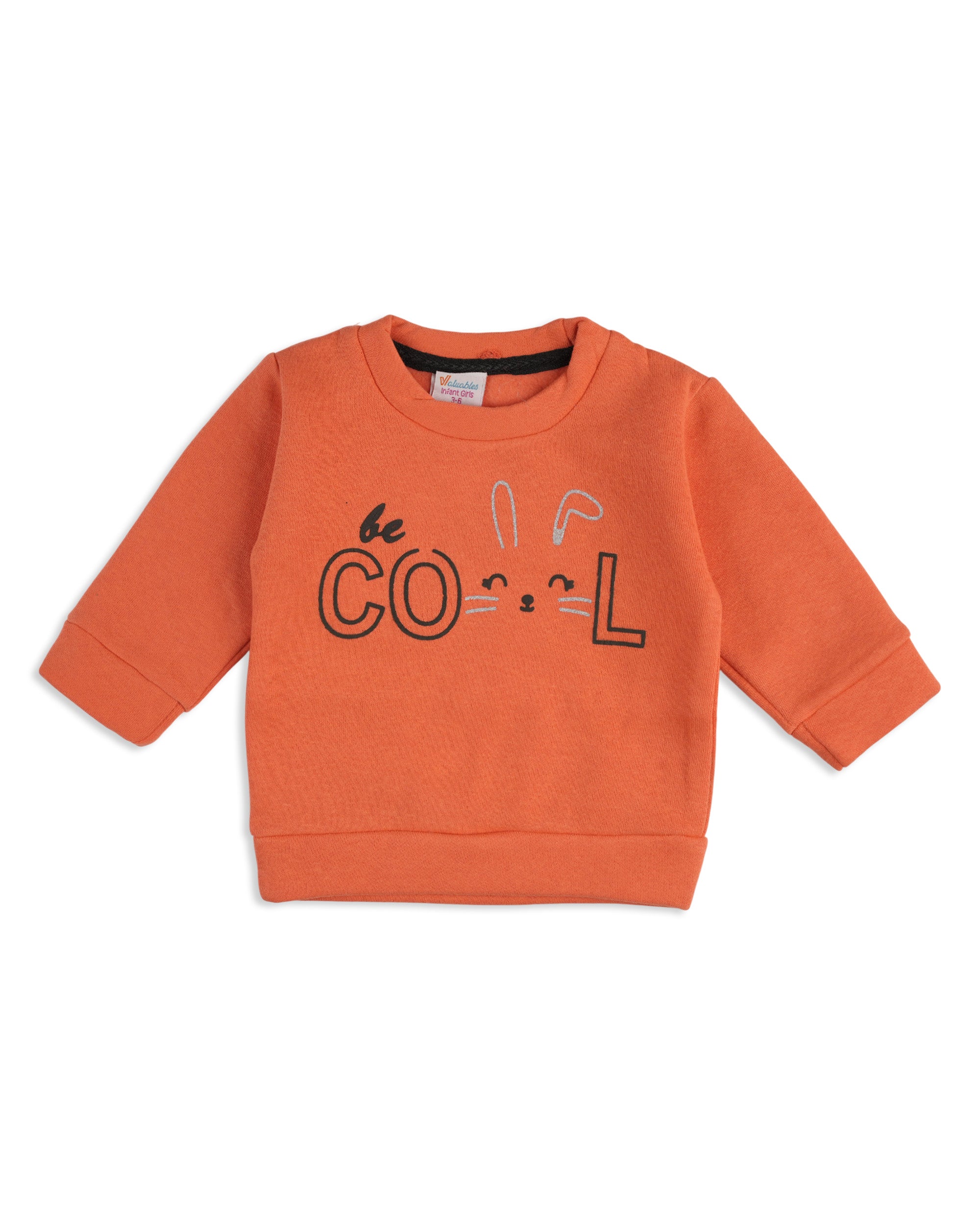 Valuables Newborn Girls Full Sleeves Tee, Newborn Girls T-Shirts, Chase Value, Chase Value