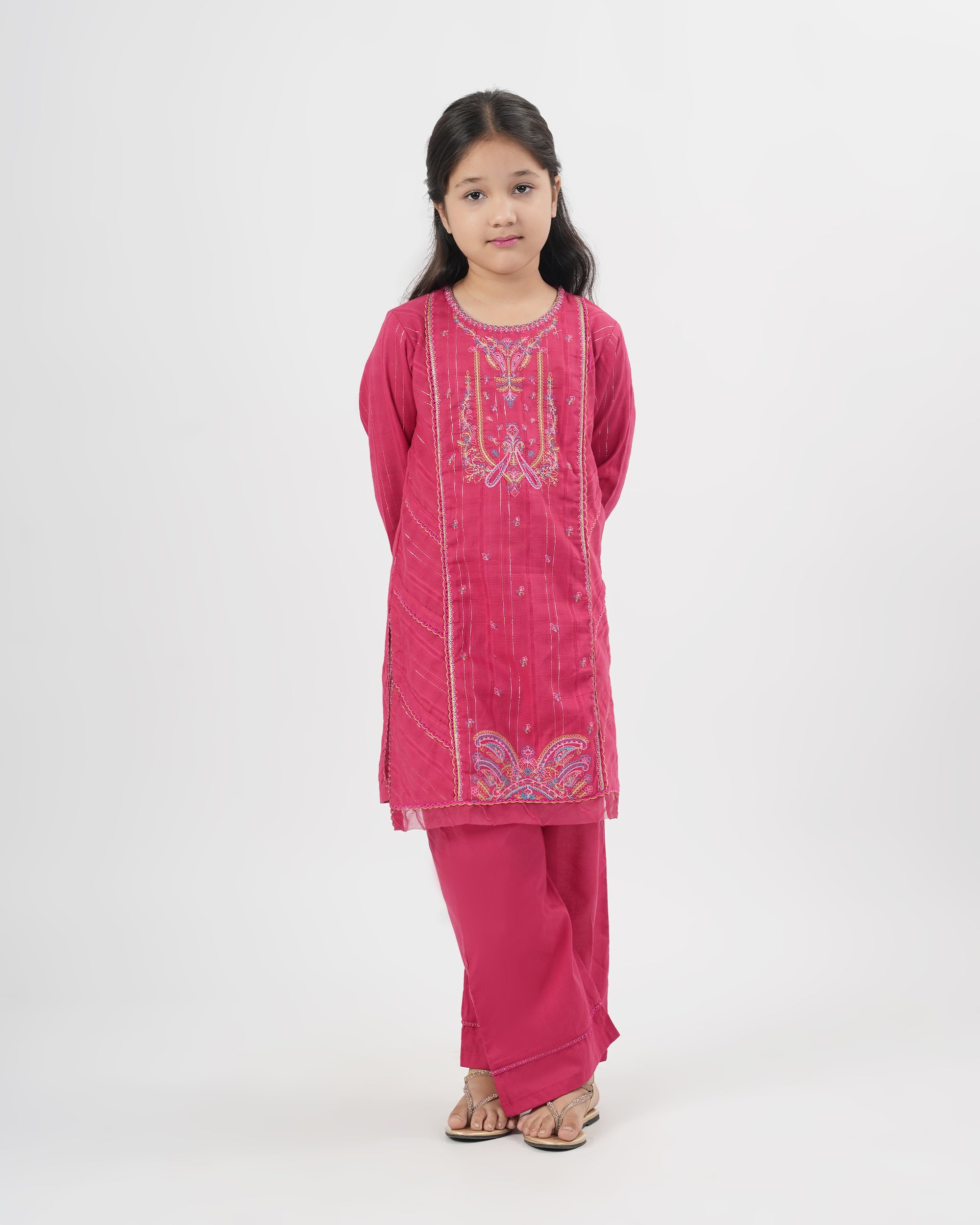 Eminent Girls' Signature Embroidered 2Pc Suit, Girls Shalwar Kameez, Eminent, Chase Value