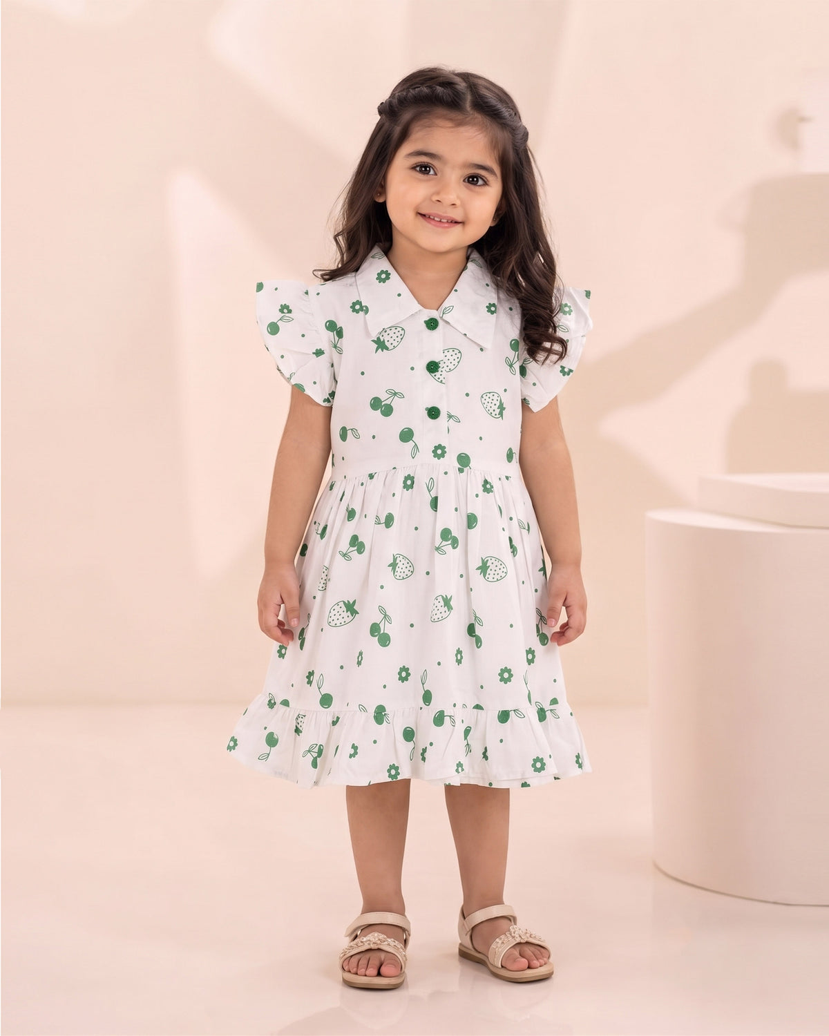 Valuables Independence Girls Printed Frock