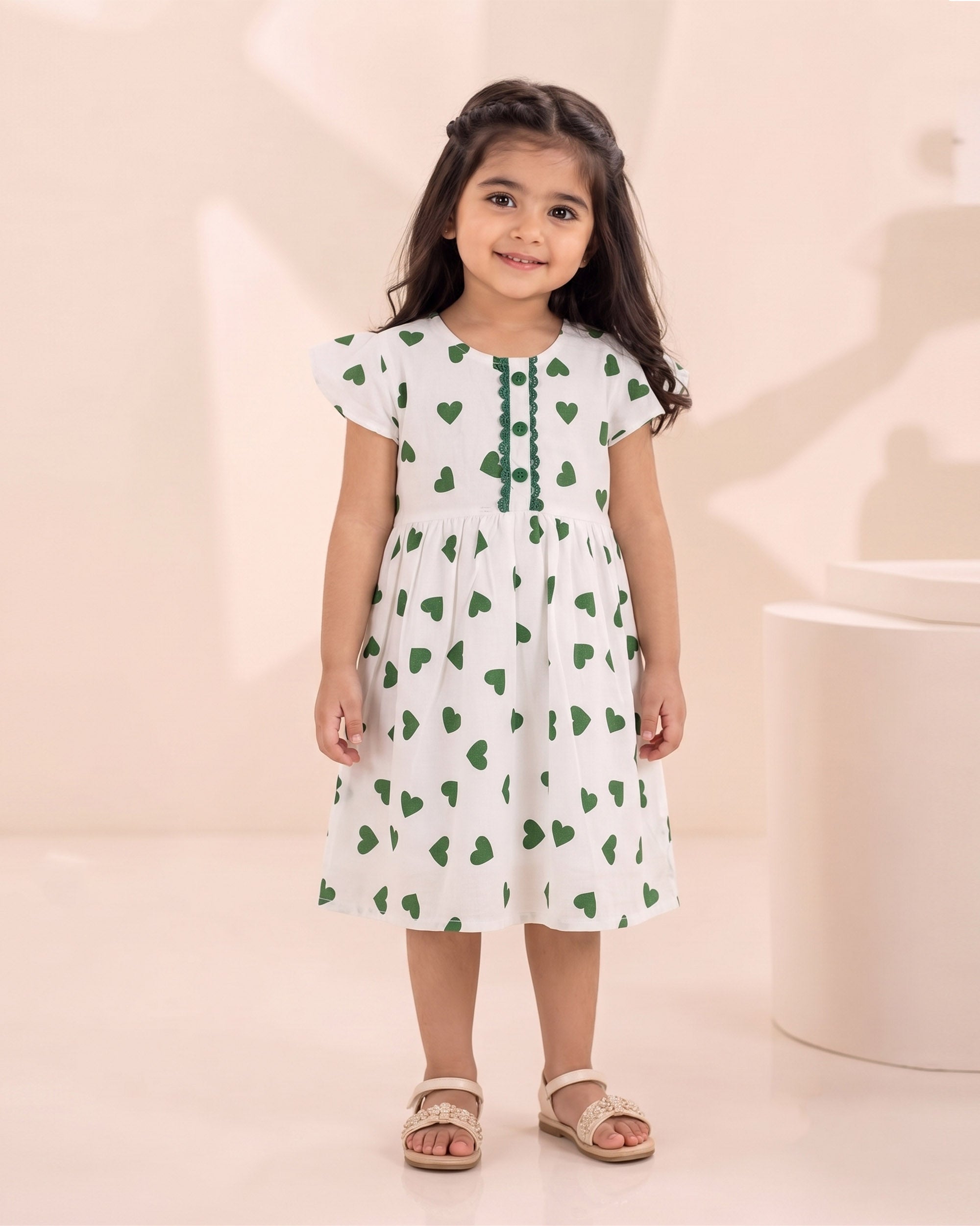 Valuables Independence Girls Printed Frock
