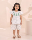 Valuables Independence Girls Embroidered Suit