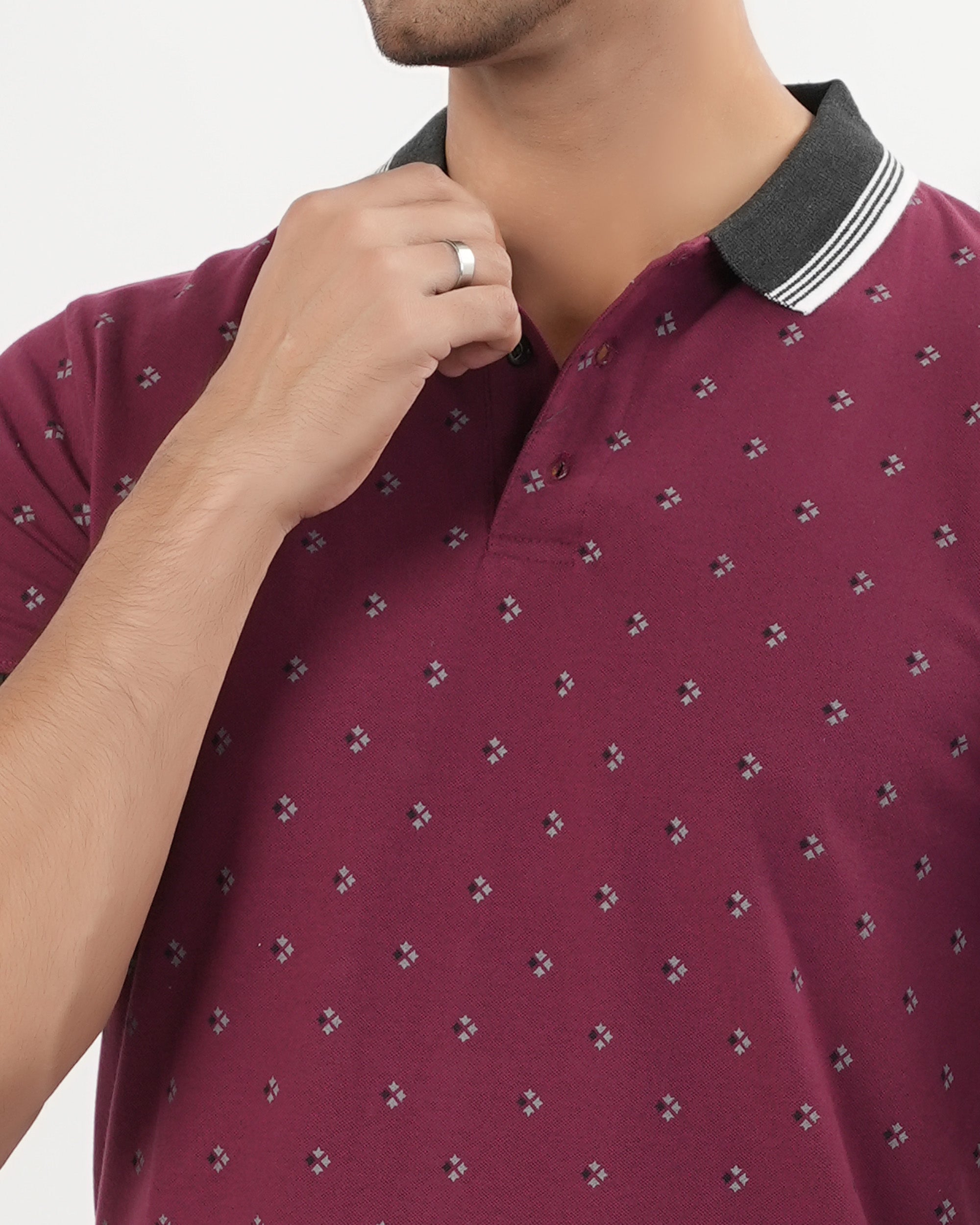 Men's Half Sleeves Polo T-Shirt