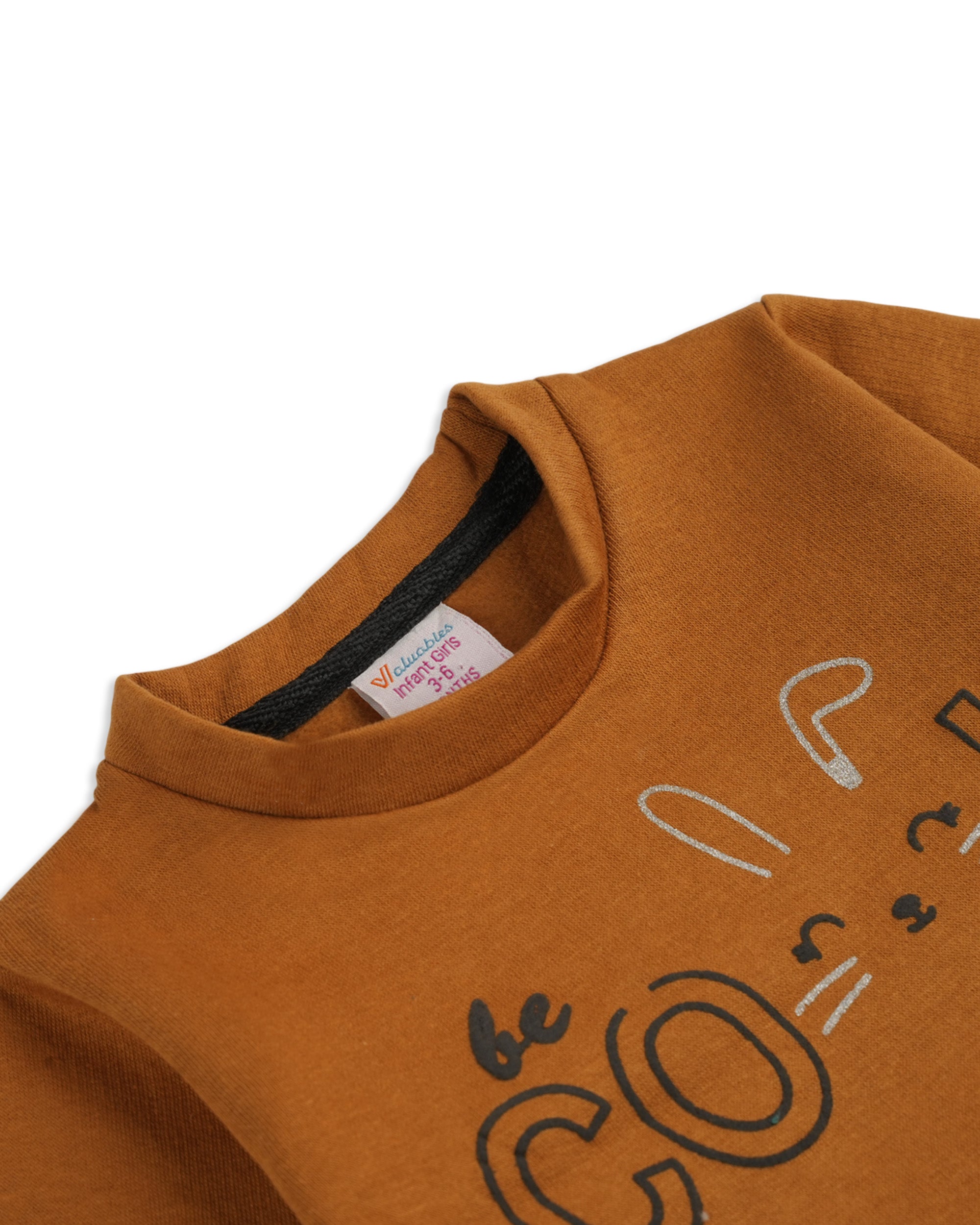 Valuables Newborn Girls Full Sleeves Tee, Newborn Girls T-Shirts, Chase Value, Chase Value