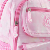 Girls Backpack – Hello Girl Printed Bag for School or Travel - Pink, School Bags, Chase Value, Chase Value