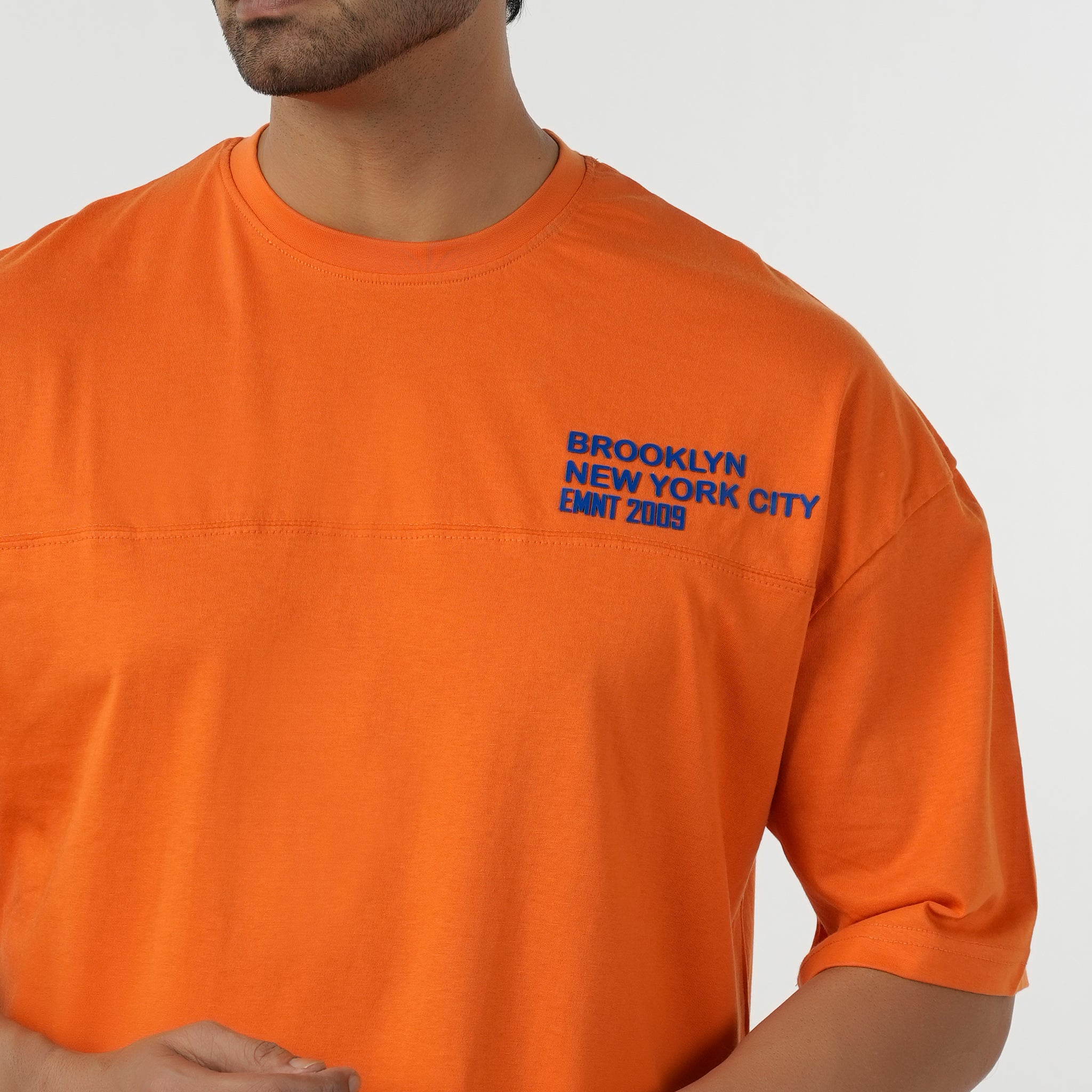 Eminent Men's Round Neck Half Sleeves T-Shirt - Orange, Men's T-Shirts & Polos, Eminent, Chase Value