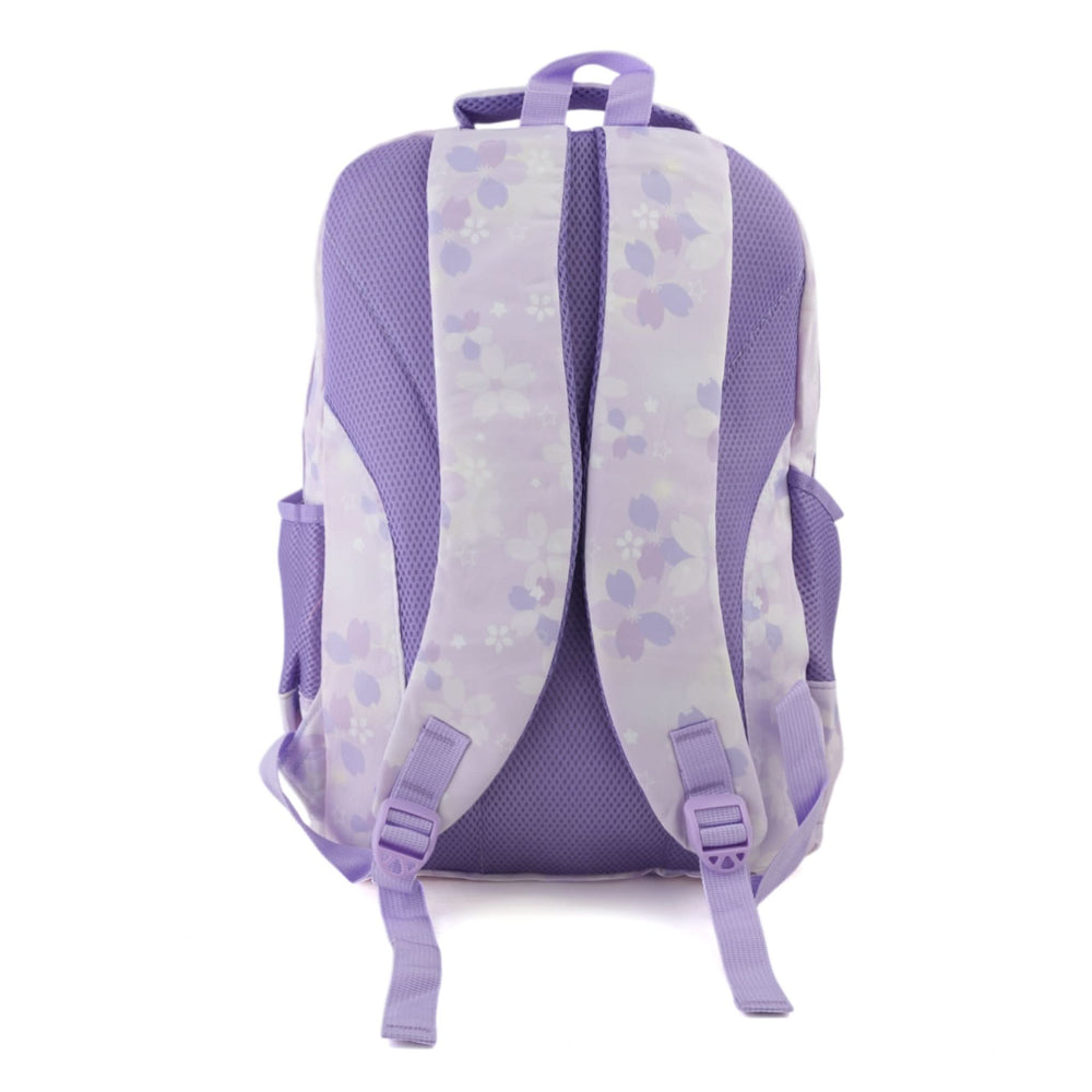 Girls Backpack – Hello Girl Printed Bag for School or Travel - Purple, School Bags, Chase Value, Chase Value