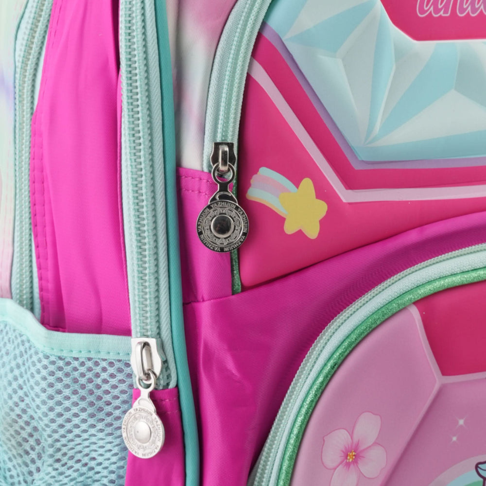 Kids Character Backpack – 20" Large Cartoon Bag for School - Dark Pink, School Bags, Chase Value, Chase Value