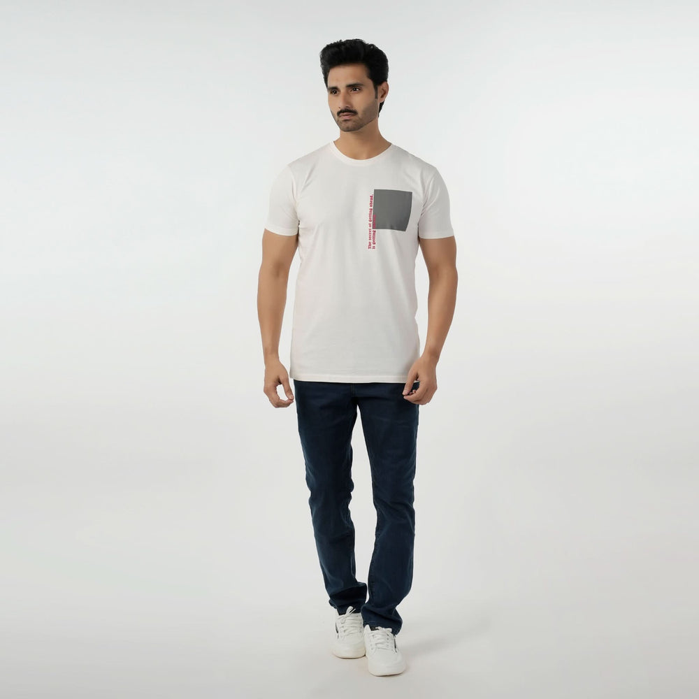 Eminent Men's Half Sleeves T-Shirt - White, Men's T-Shirts & Polos, Eminent, Chase Value