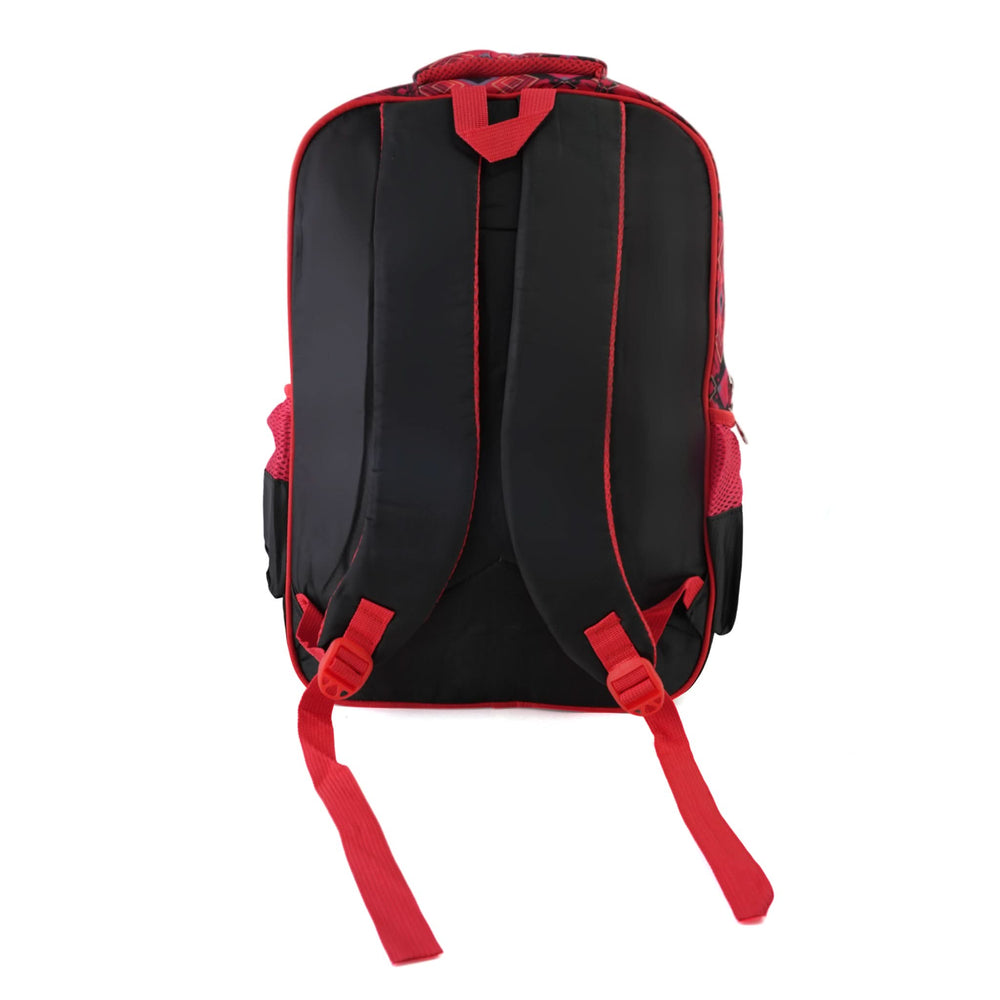 Kids Character Backpack – 20" Large Cartoon Bag for School - Black & Red, School Bags, Chase Value, Chase Value