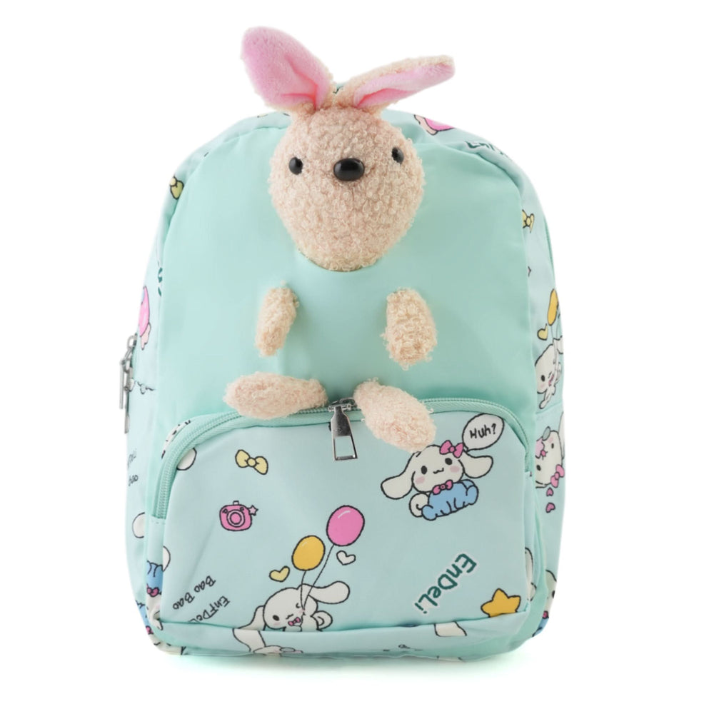 Kids Backpack with Teddy – 10" Inch Plush Bag for Toddlers - Cyan, School Bags, Chase Value, Chase Value