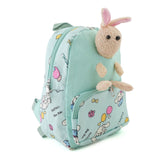 Kids Backpack with Teddy – 10" Inch Plush Bag for Toddlers - Cyan, School Bags, Chase Value, Chase Value