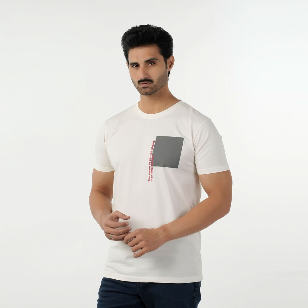 Eminent Men's Half Sleeves T-Shirt - White, Men's T-Shirts & Polos, Eminent, Chase Value