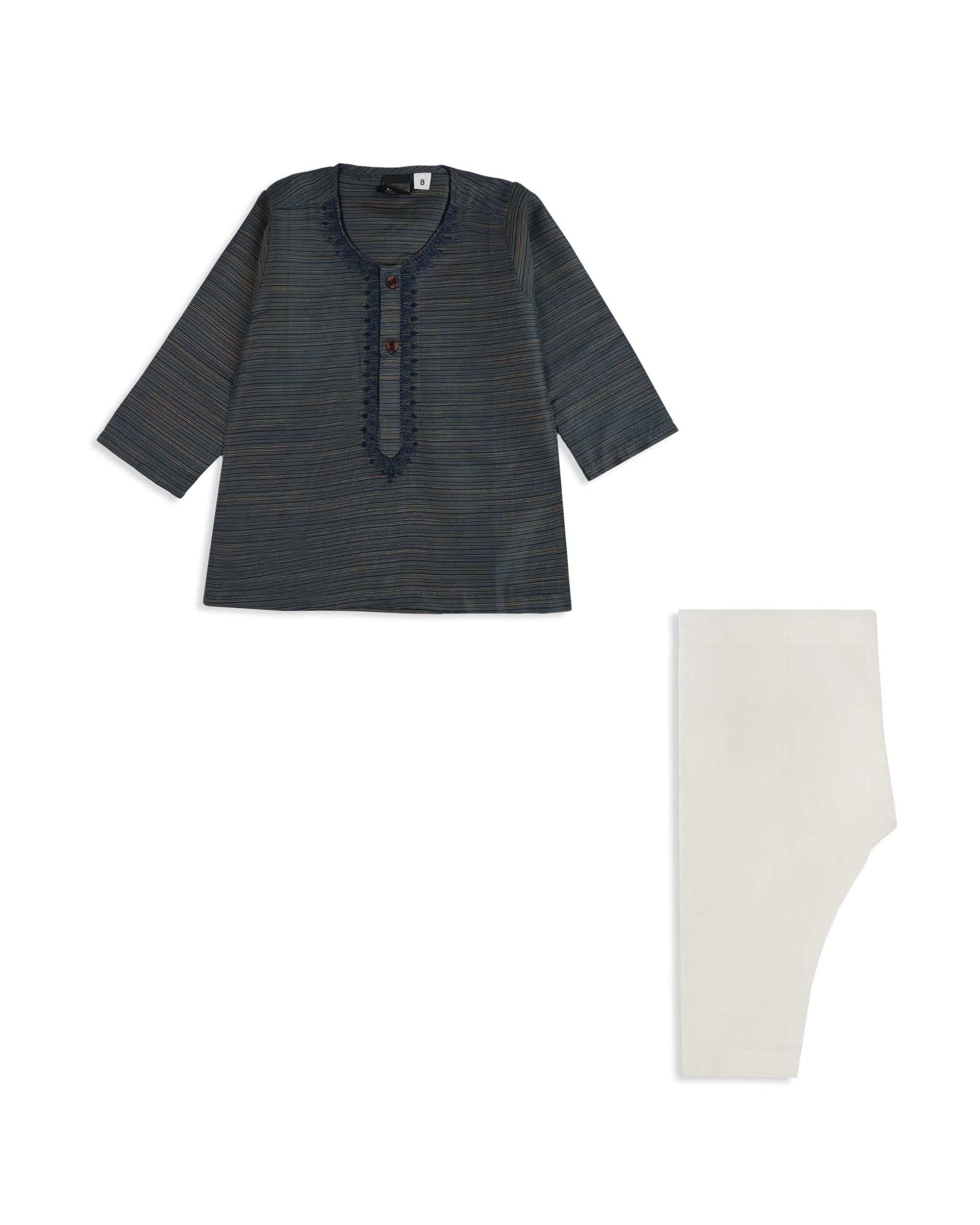 Newborn Boys Embroidered Shalwar Kmaeez, Newborn Boys Shalwar Suits, Chase Value, Chase Value