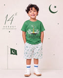 Valuables Boy's independence  Half Sleeves Suit