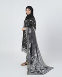 Eminent Women'S Dyed Slub 3Pcs Suit - Black