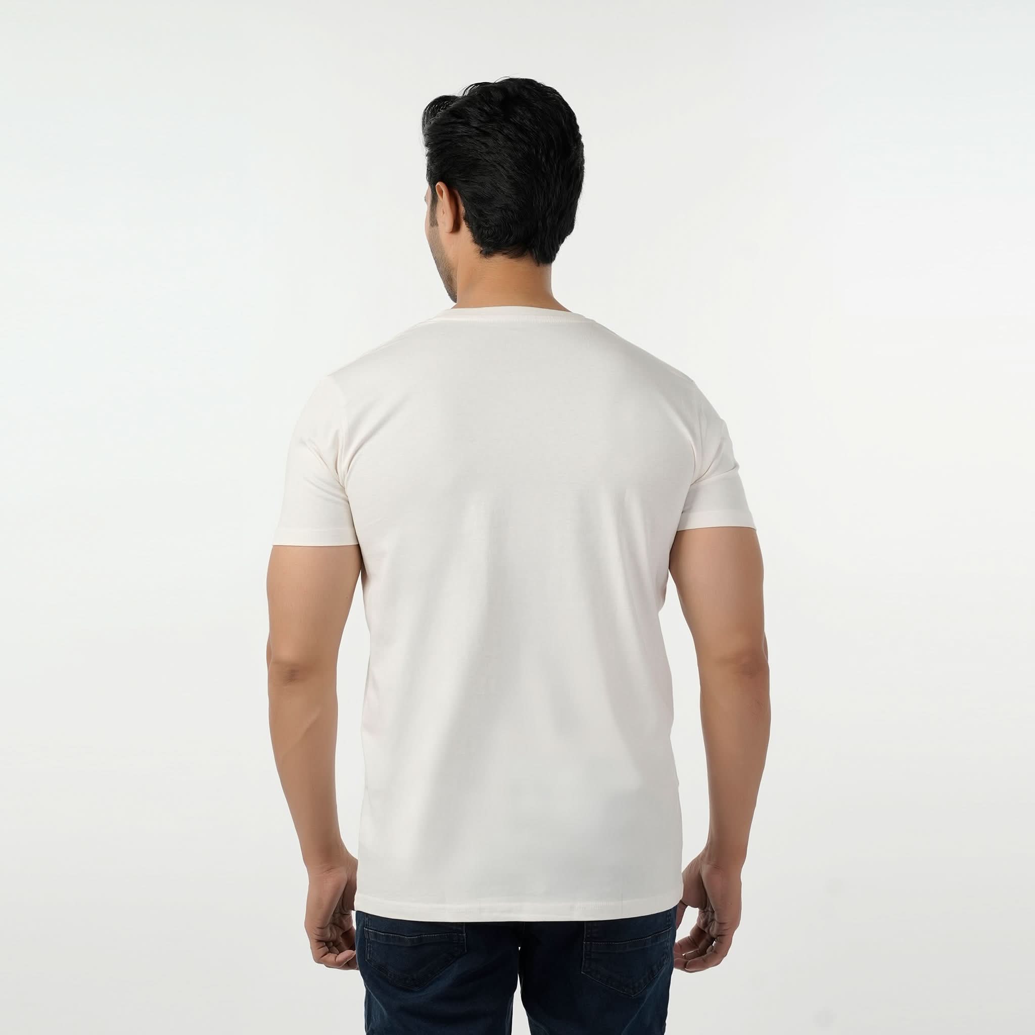 Eminent Men's Half Sleeves T-Shirt - White, Men's T-Shirts & Polos, Eminent, Chase Value