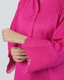 Eminent Women's Embroidered 02 Pcs Suit - Pink