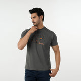 Eminent Men's Round Neck Half Sleeves T-Shirt - Charcoal, Men's T-Shirts & Polos, Eminent, Chase Value