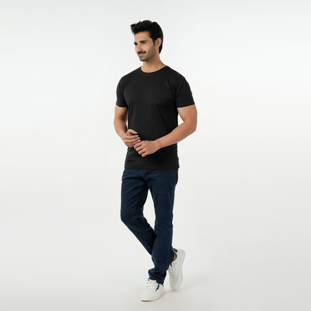 Eminent Men's Half Sleeves T-Shirt - Black, Men's T-Shirts & Polos, Eminent, Chase Value