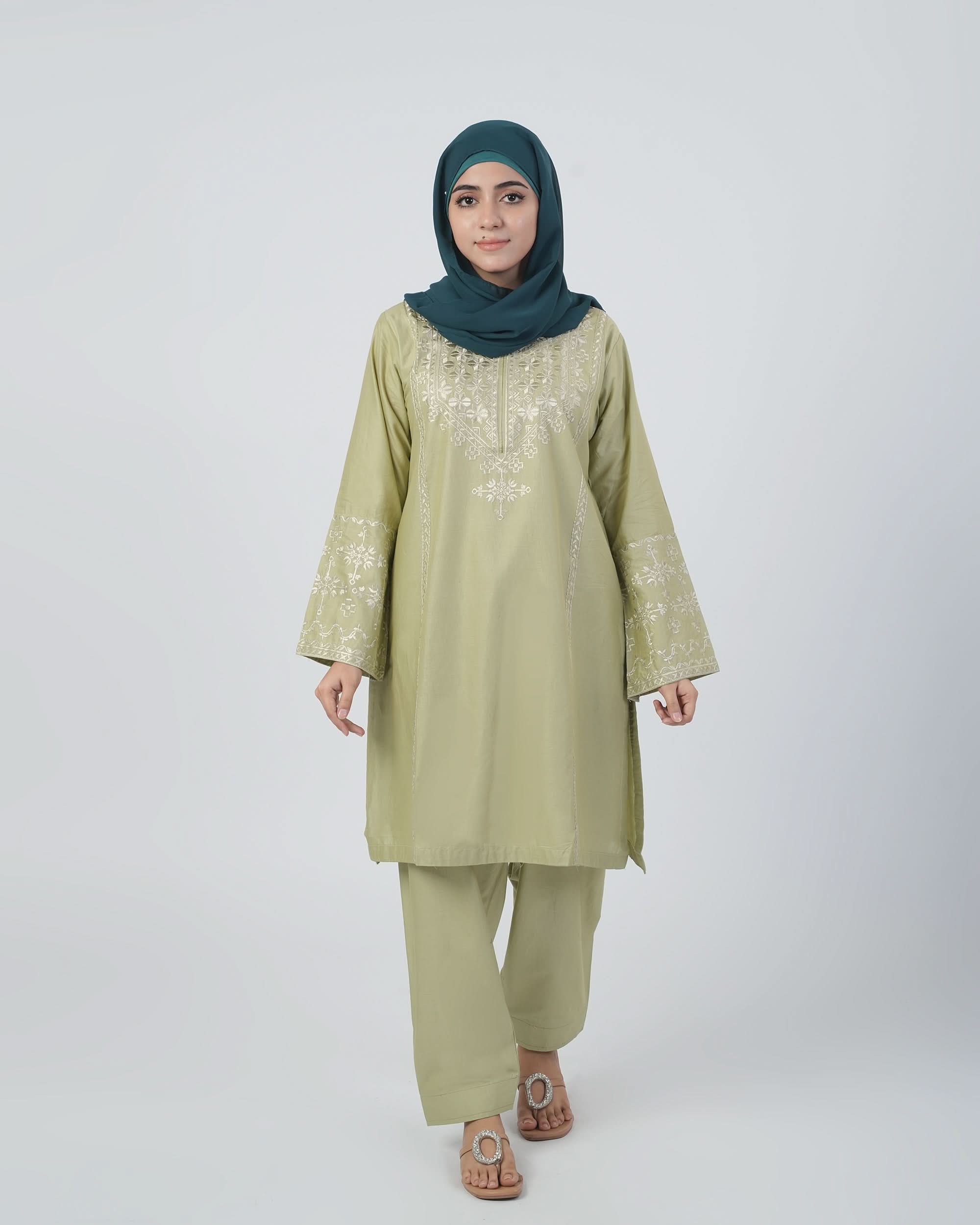 Valuable Women's Embroidered 2Pcs Suit, Women Shalwar Suits, Chase Value, Chase Value