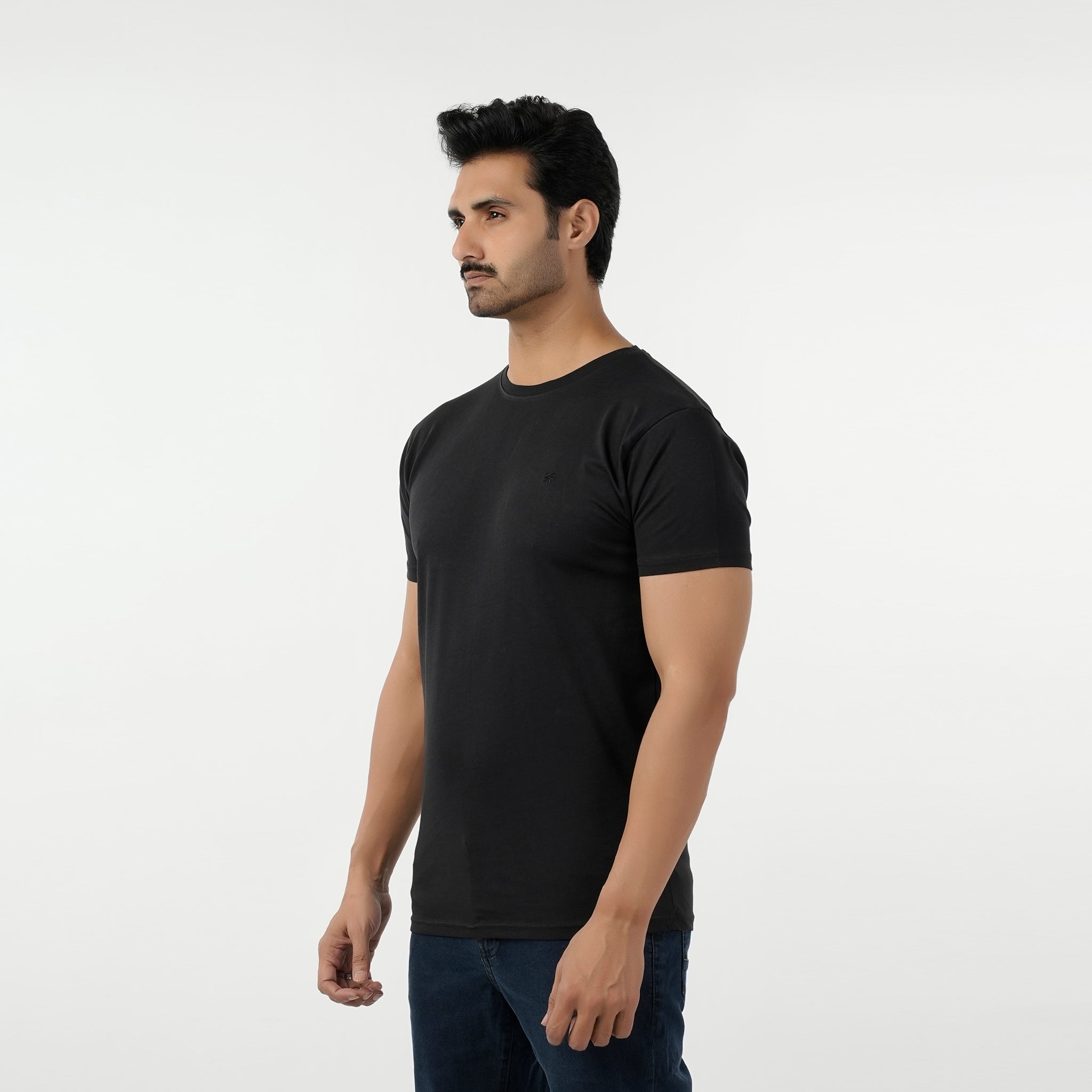 Eminent Men's Half Sleeves T-Shirt - Black, Men's T-Shirts & Polos, Eminent, Chase Value