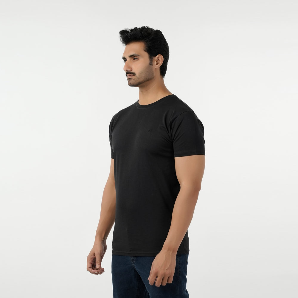 Eminent Men's Half Sleeves T-Shirt - Black, Men's T-Shirts & Polos, Eminent, Chase Value