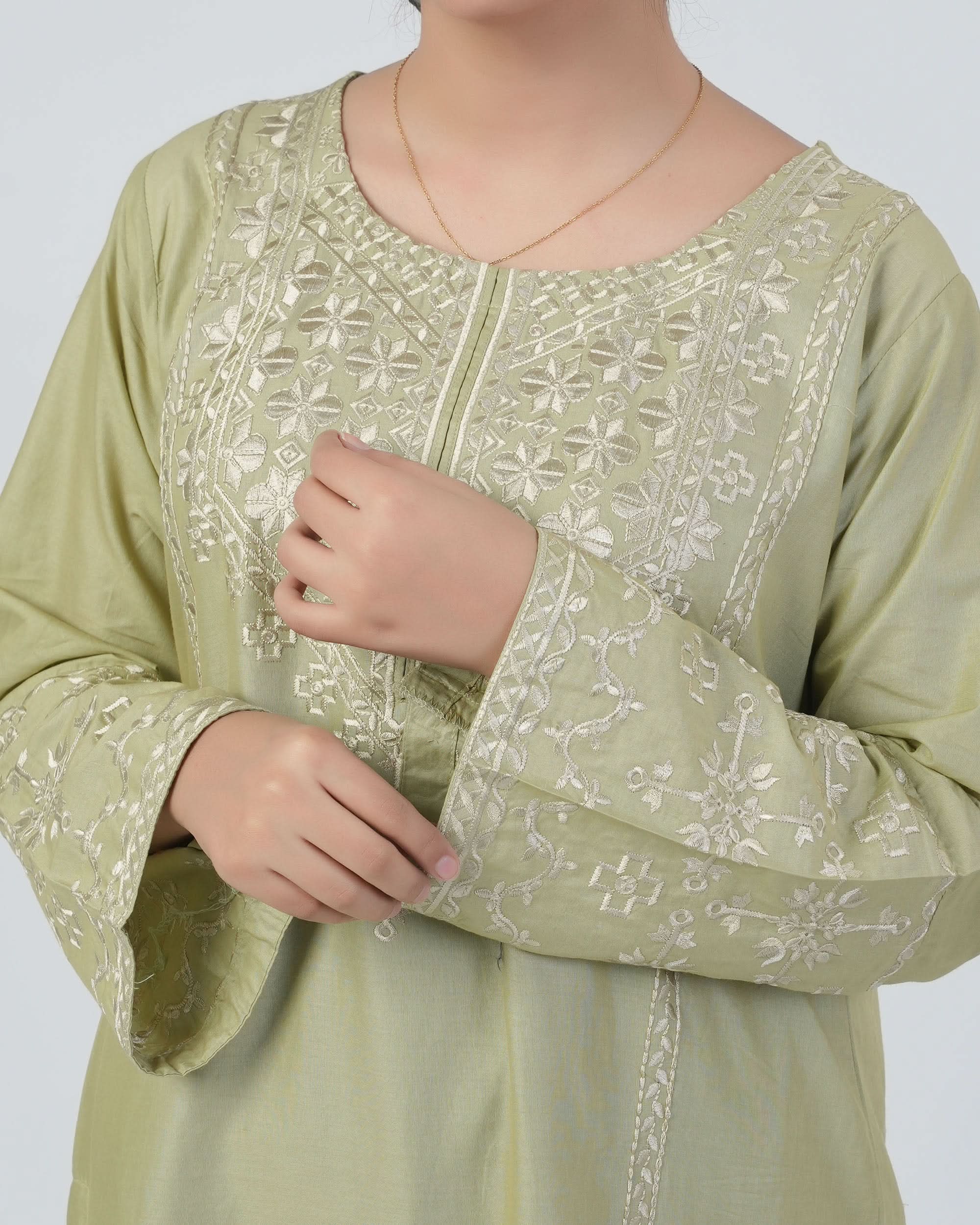 Valuable Women's Embroidered 2Pcs Suit, Women Shalwar Suits, Chase Value, Chase Value